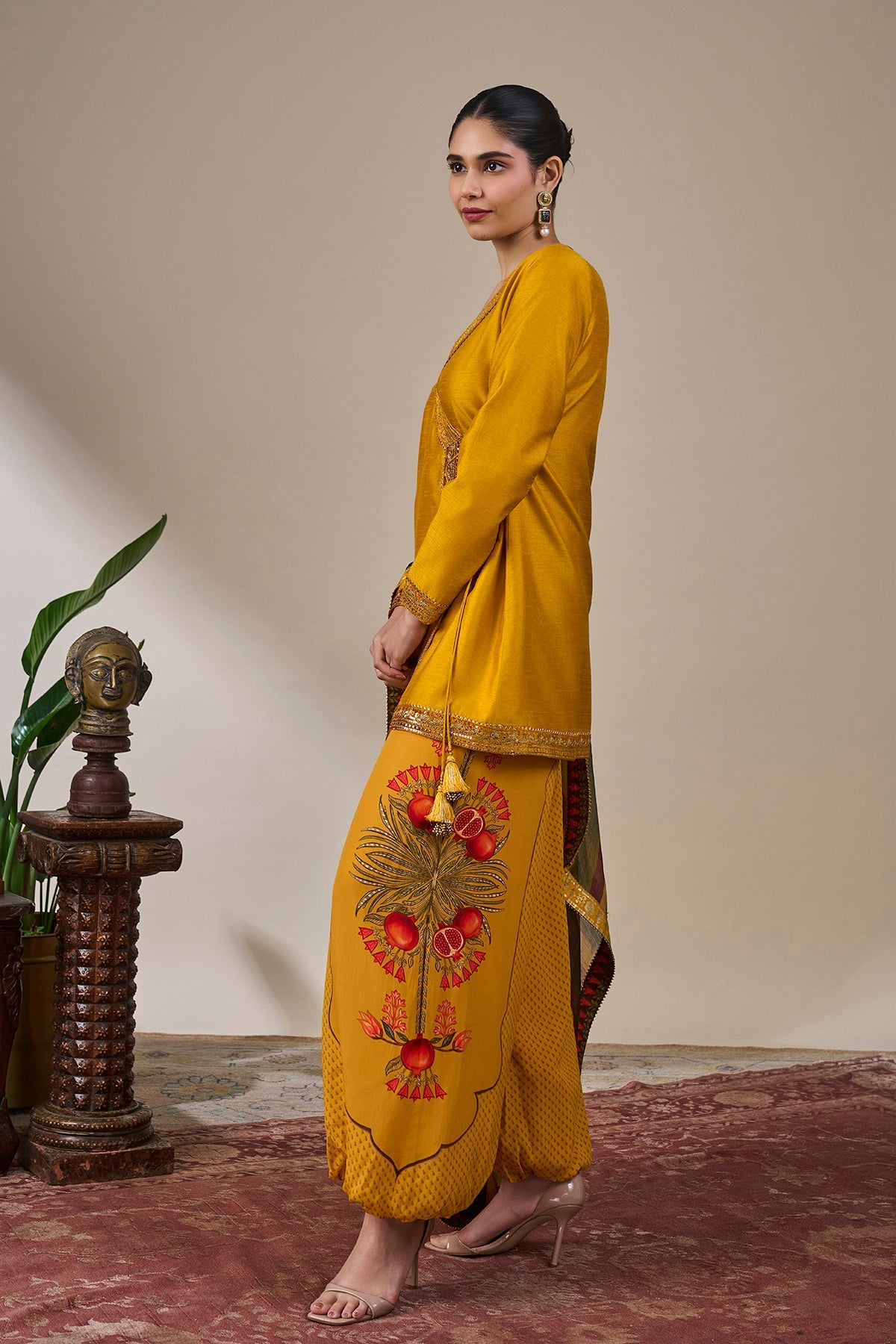 Ochre Orchard  Kurta Set