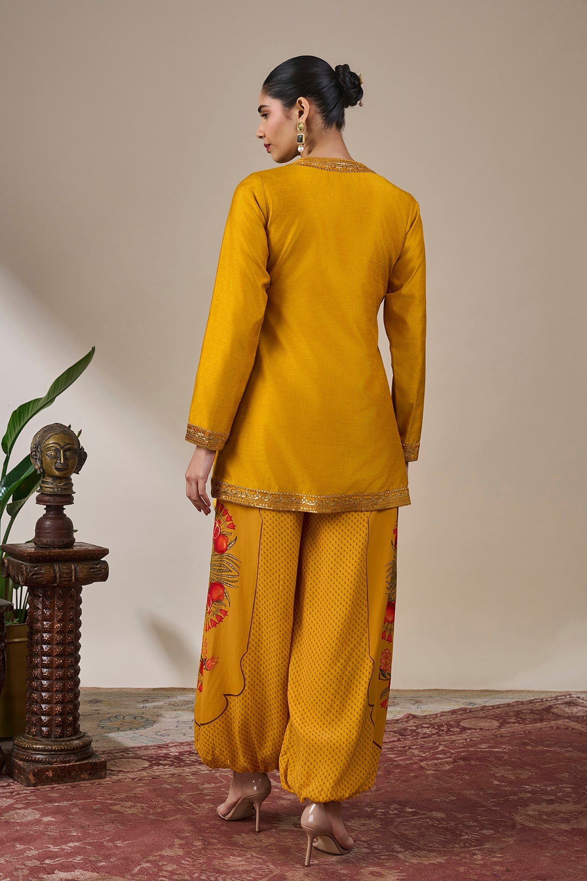 Ochre Orchard  Kurta Set