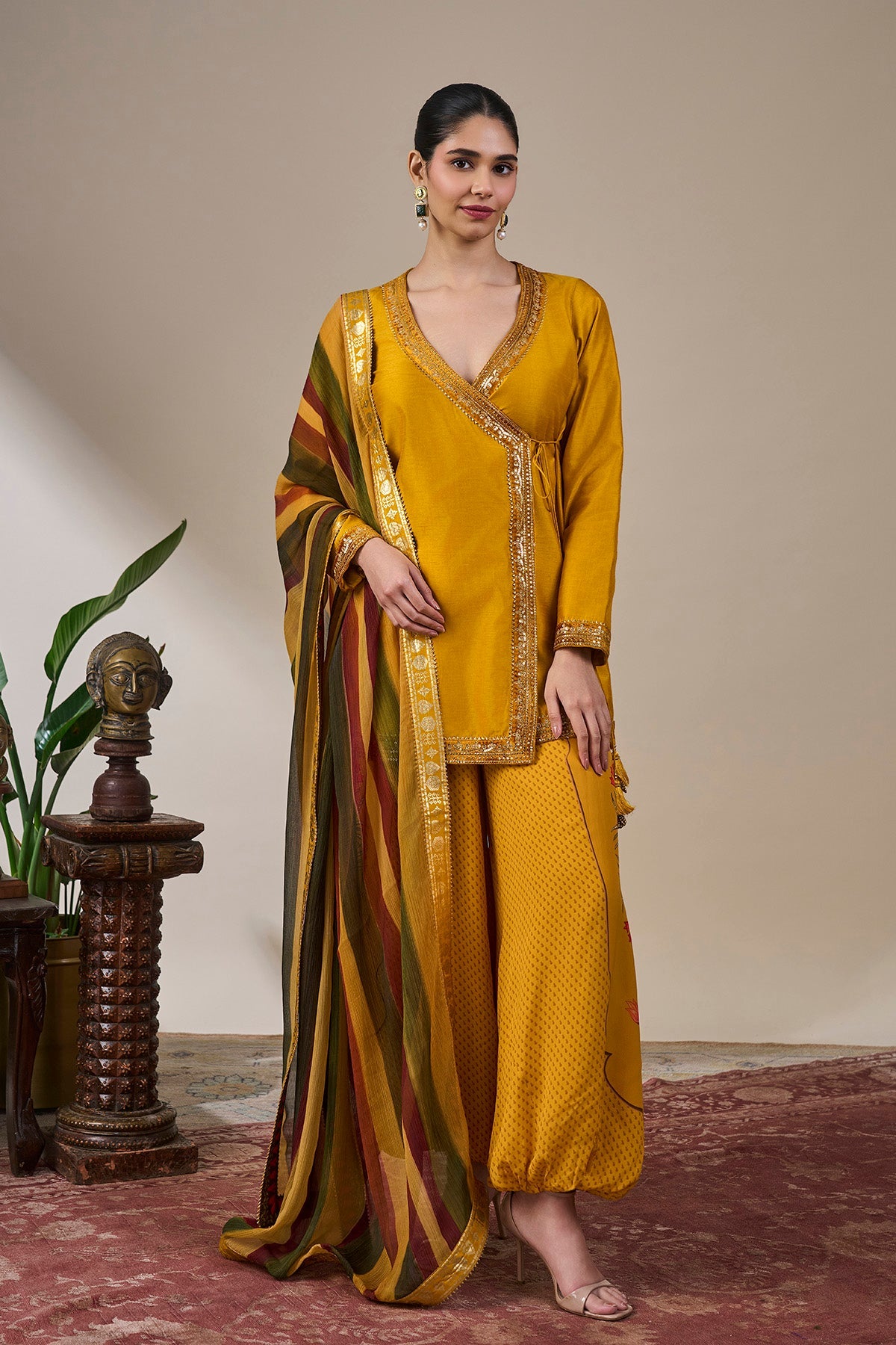 Ochre Orchard  Kurta Set