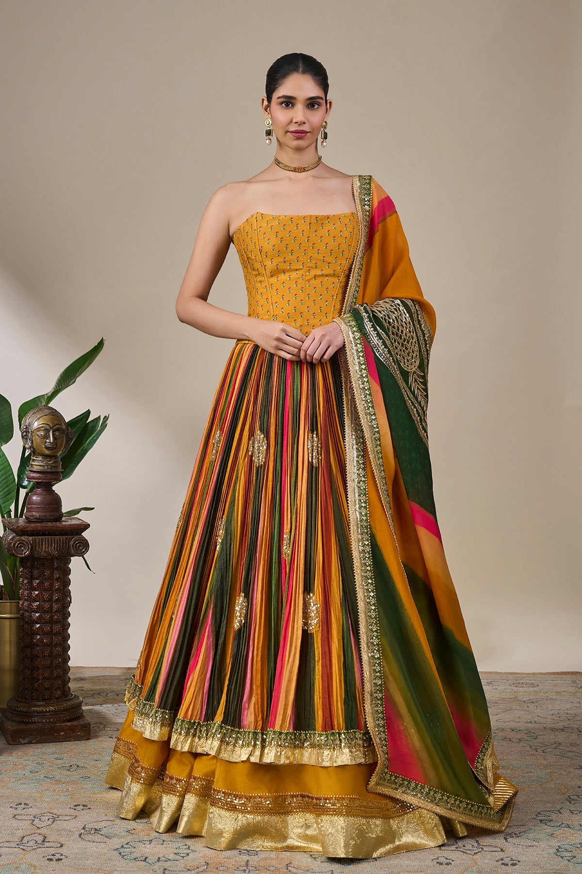 Pachranga Lehenga Set