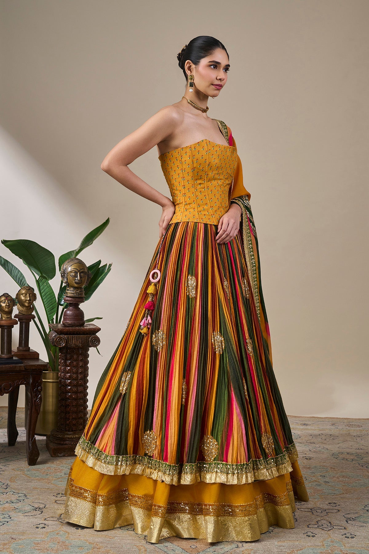 Pachranga Lehenga Set