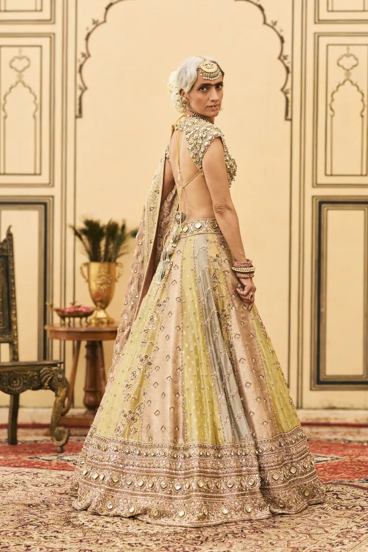 Pallavi Tissue Brocade Lehenga Set