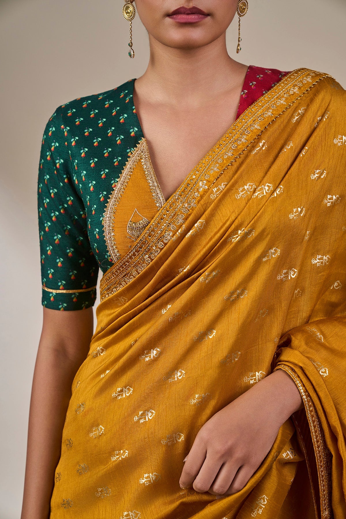 Panna And Rubi Saree