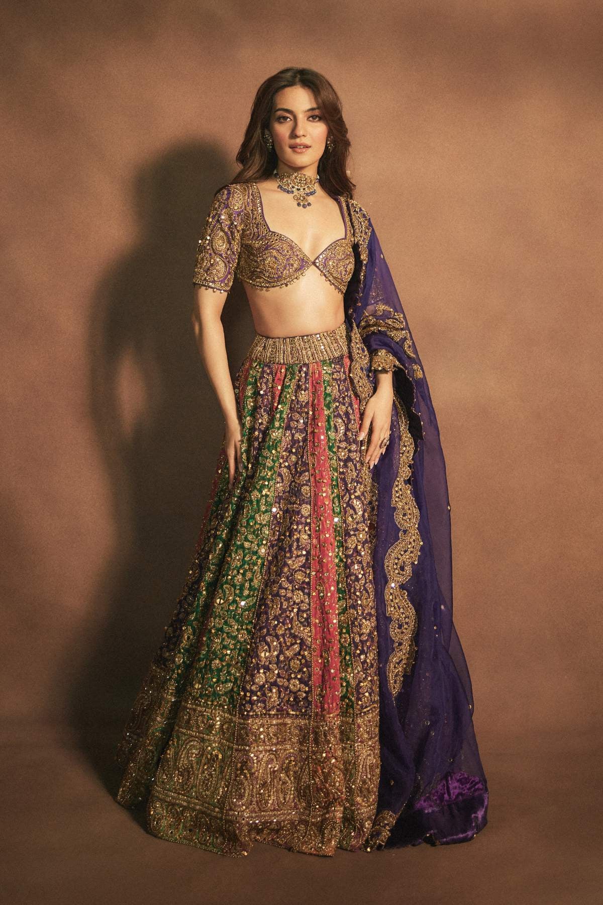Pratibha in Rang Mahal Jamewar Lehenga Set Set-B