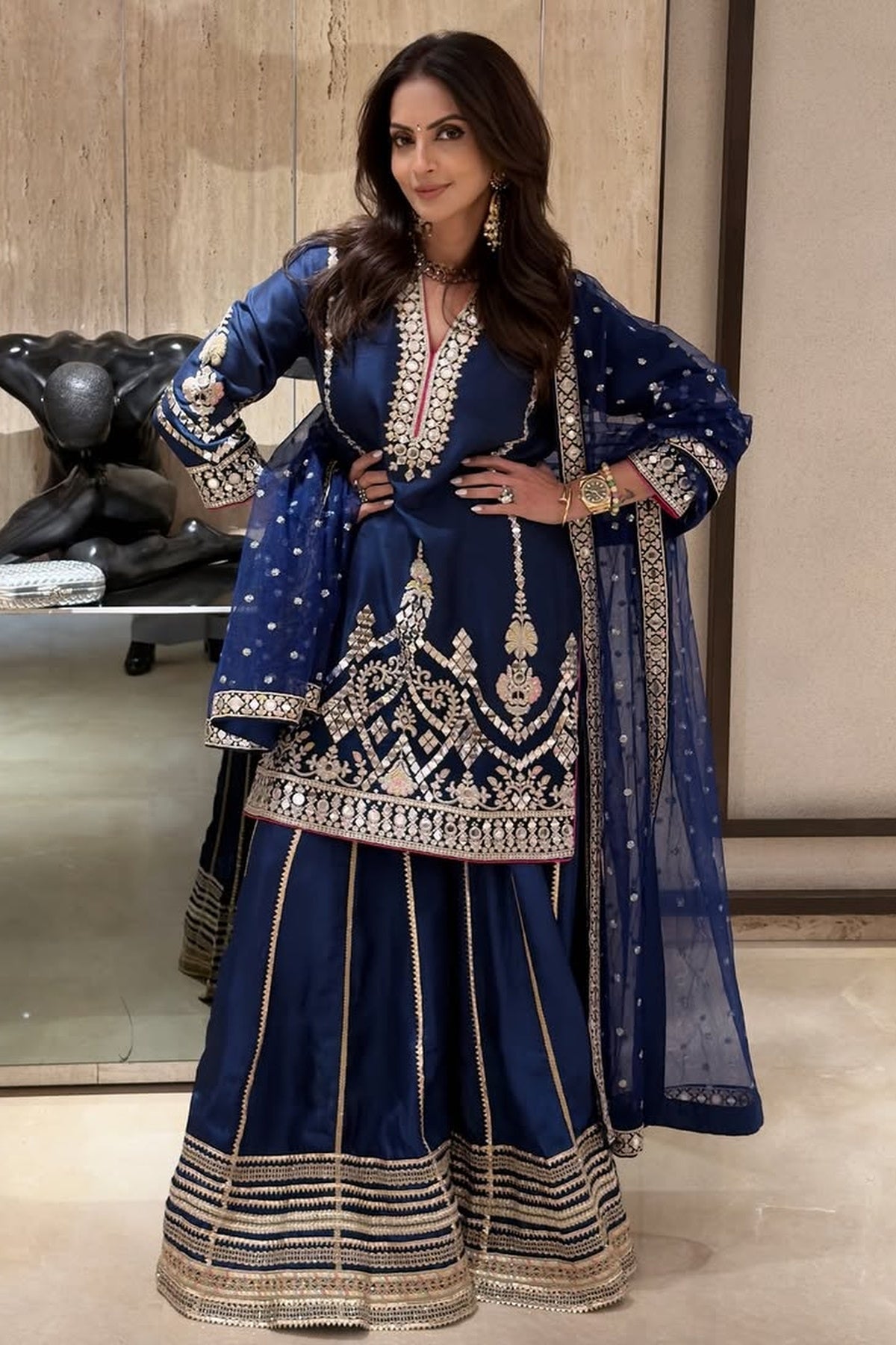 Preesha Sharara Set-Seema Kiran Sajdeh
