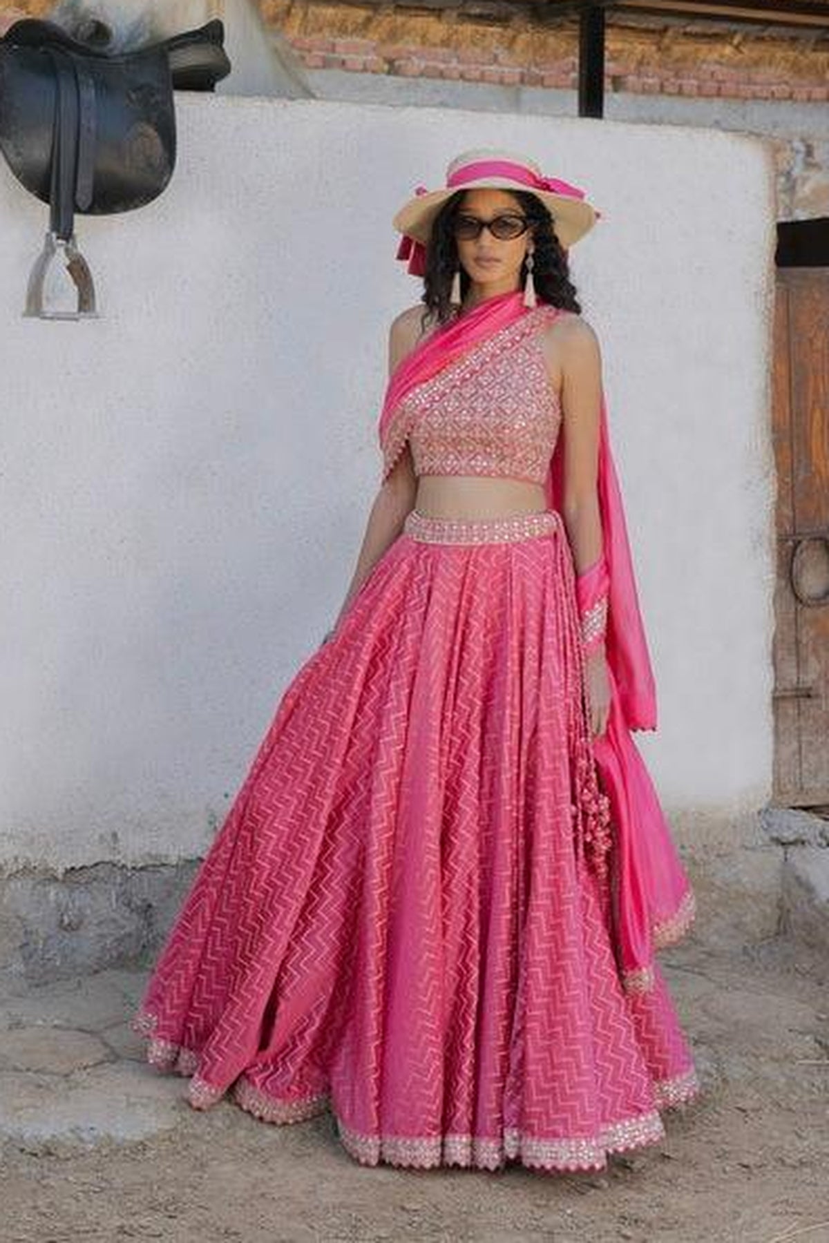 Banarasi Chanderi Silk Lehenga