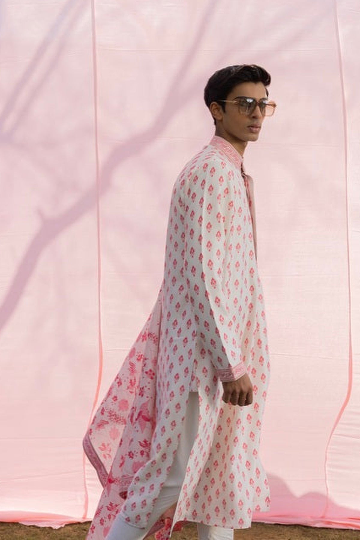 Booti Print Dushalla Kurta Set