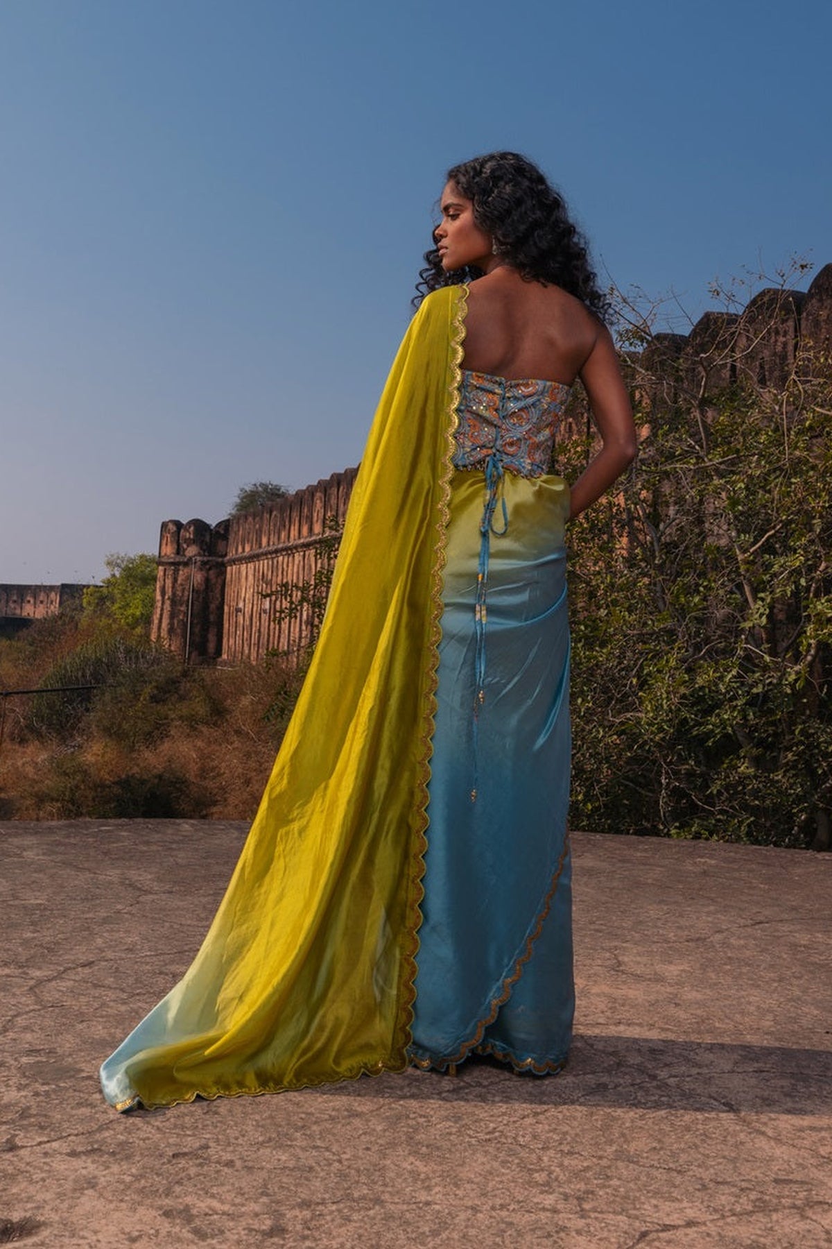 The Corset Saree