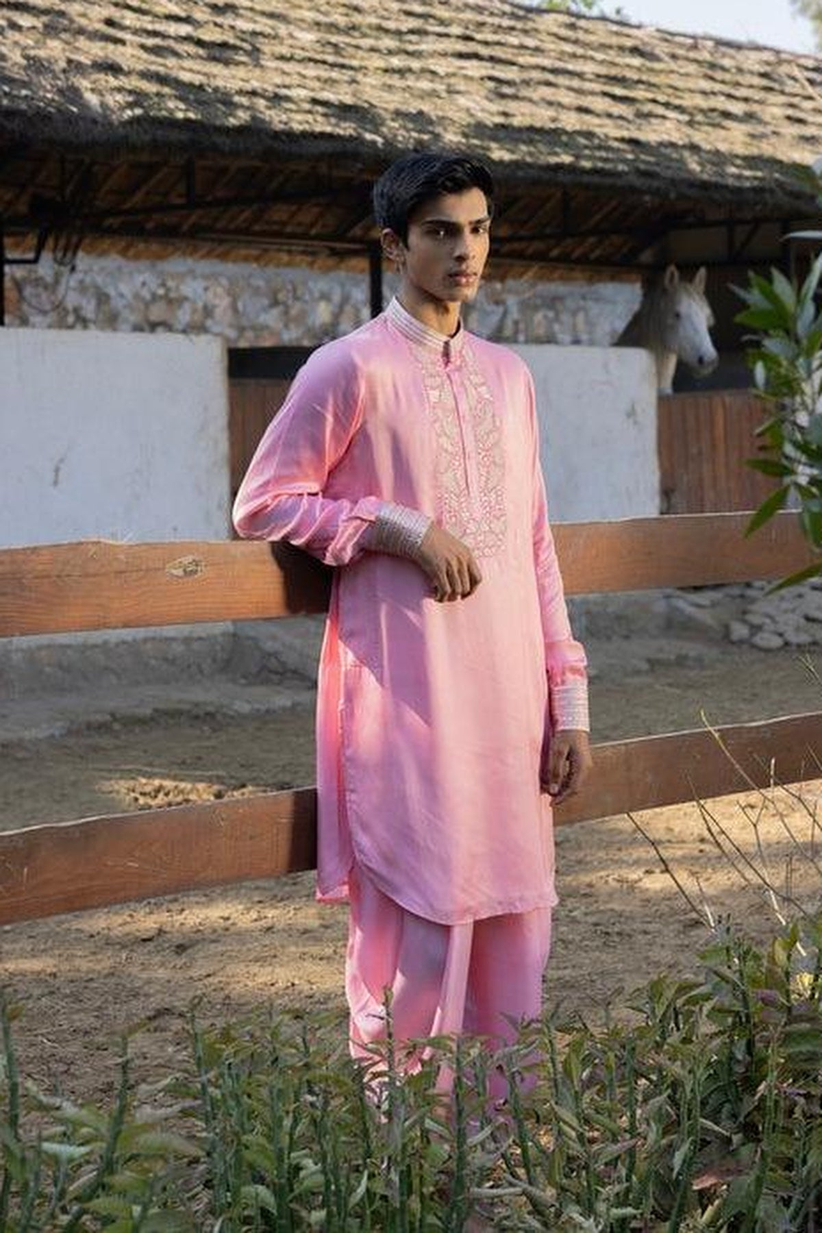 Masoom Gulaabi Kurta Set