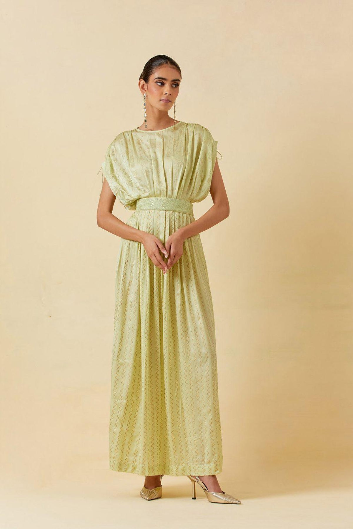 Mint Waistbelt Dress