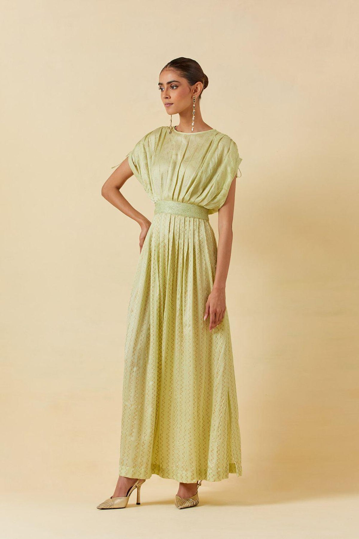 Mint Waistbelt Dress