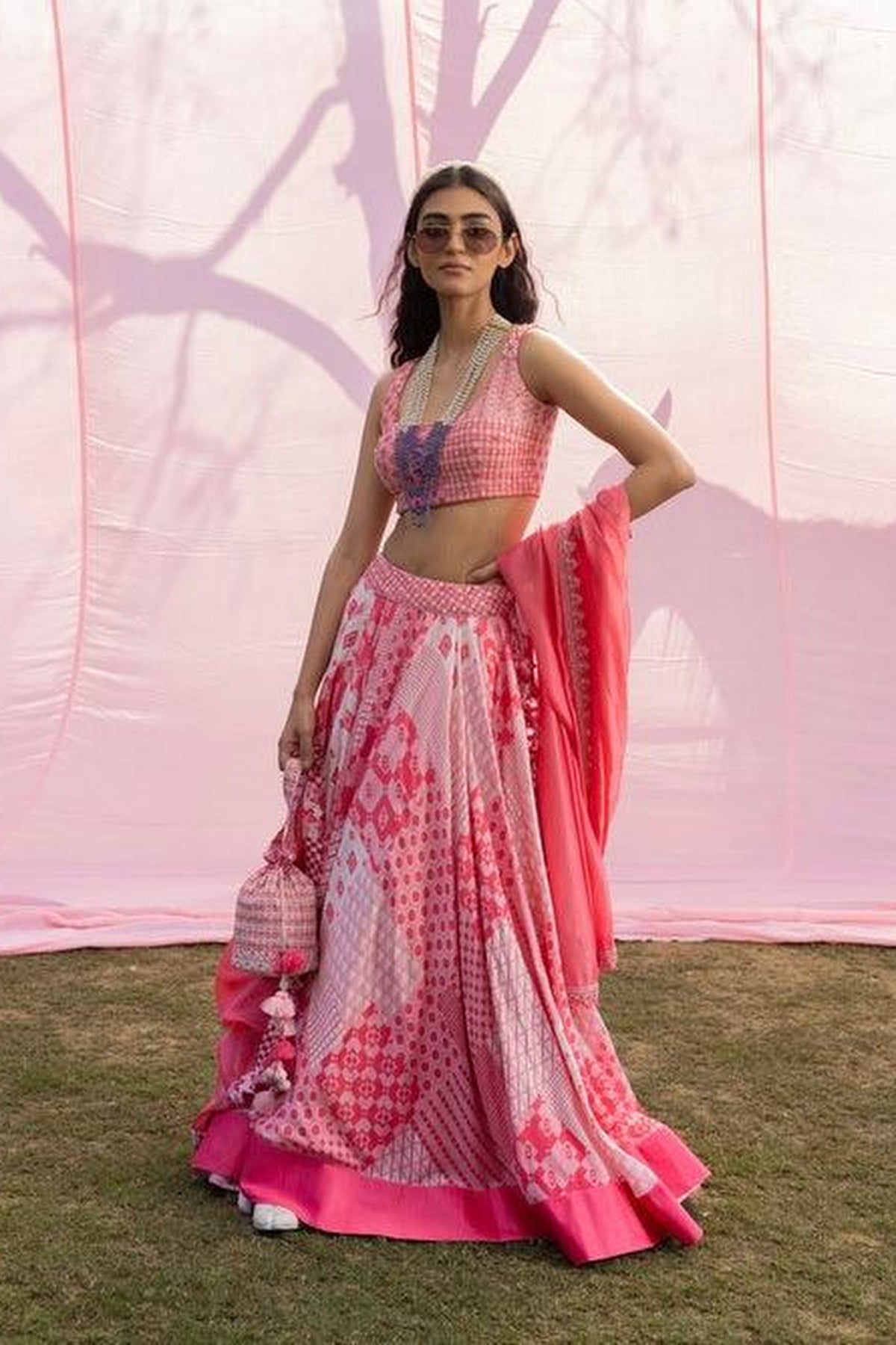 Printed Lehenga Set