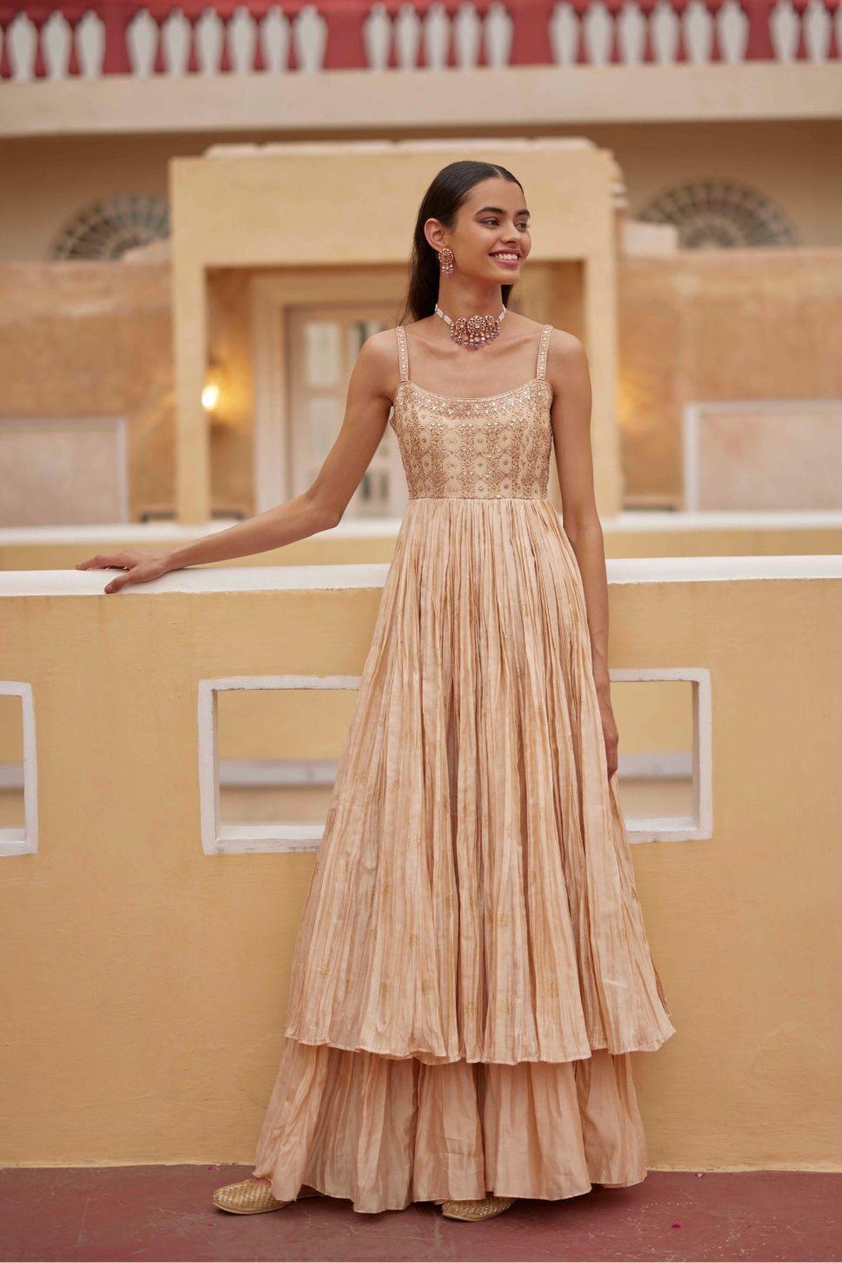 The Ghoomar Anarkali Set