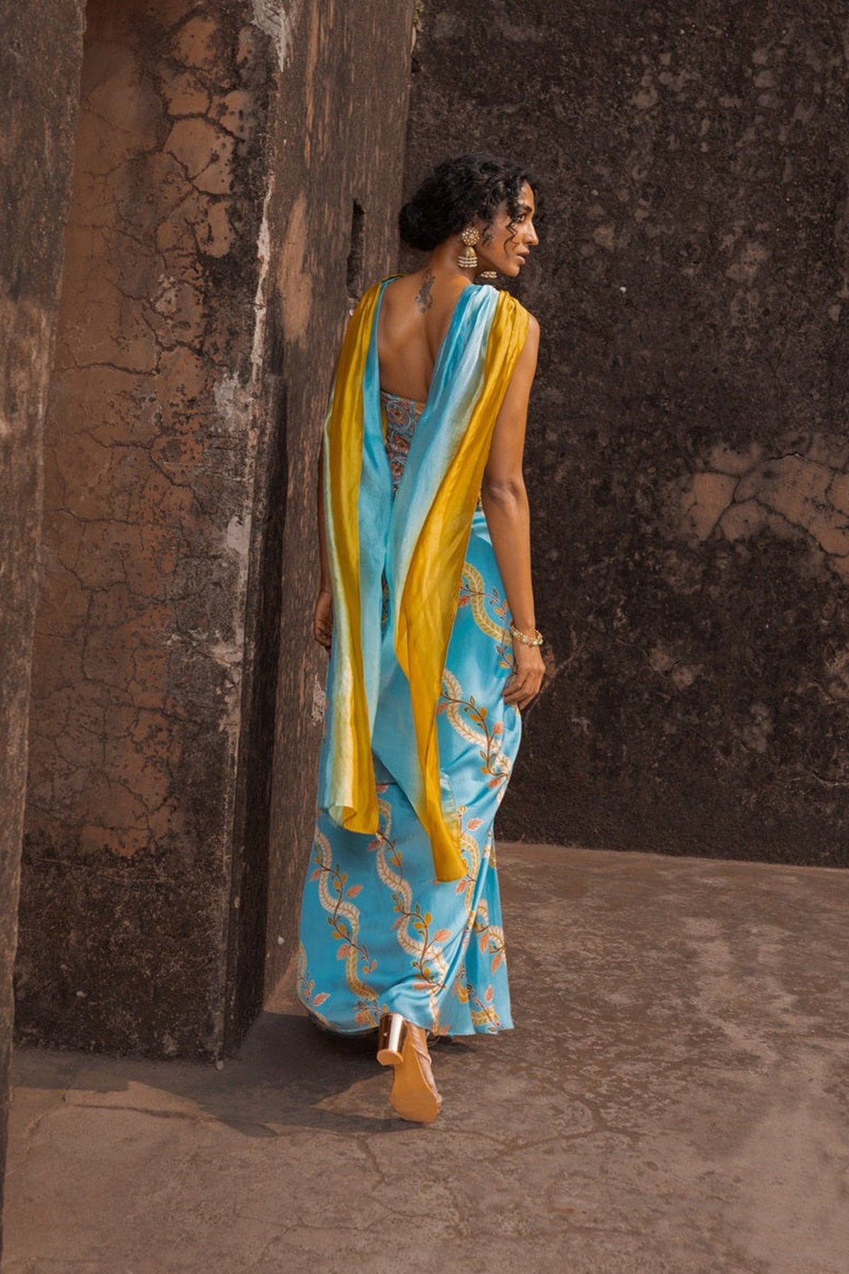 Noor Drape Skirt And Corset