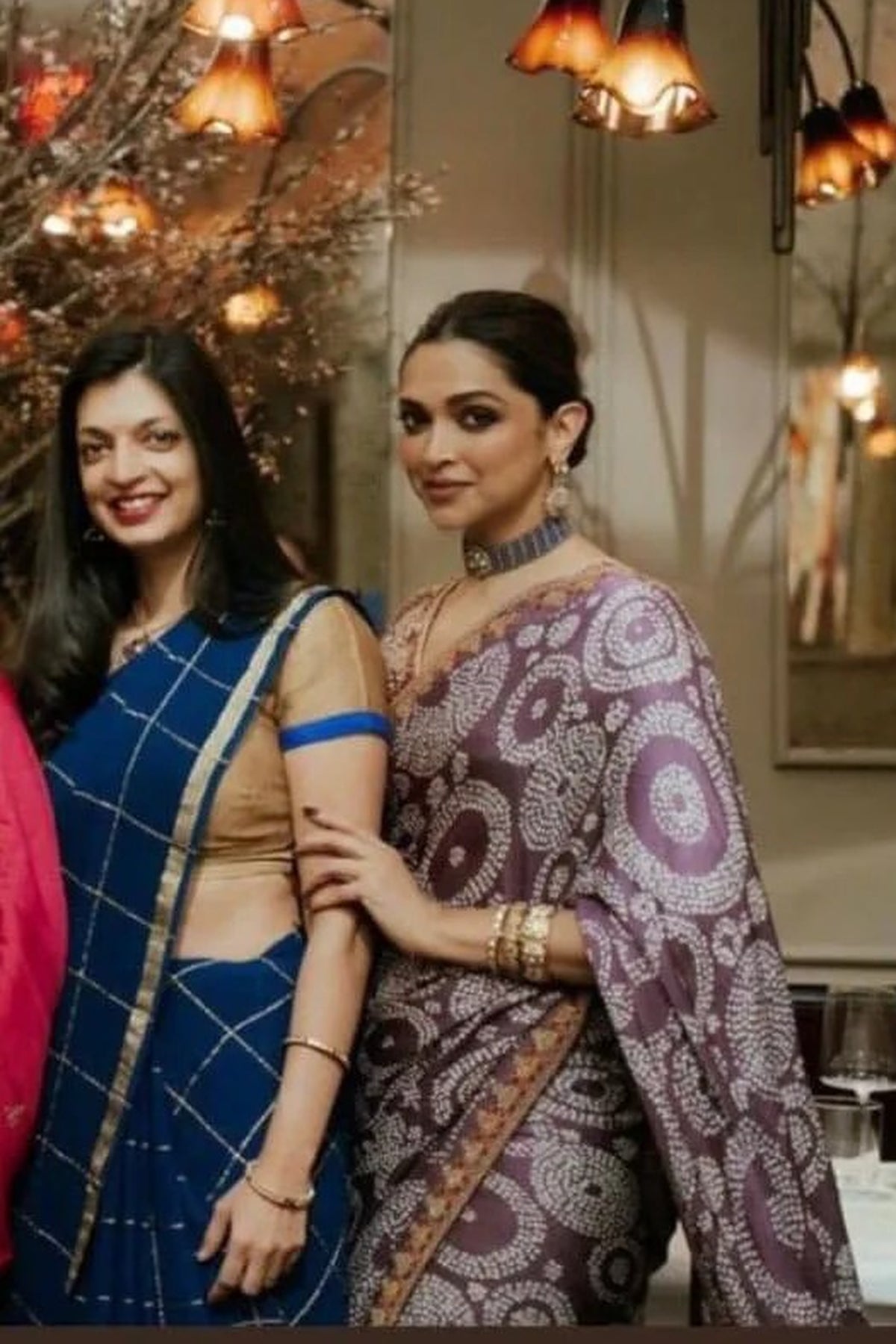 Purple Bandhani Saree