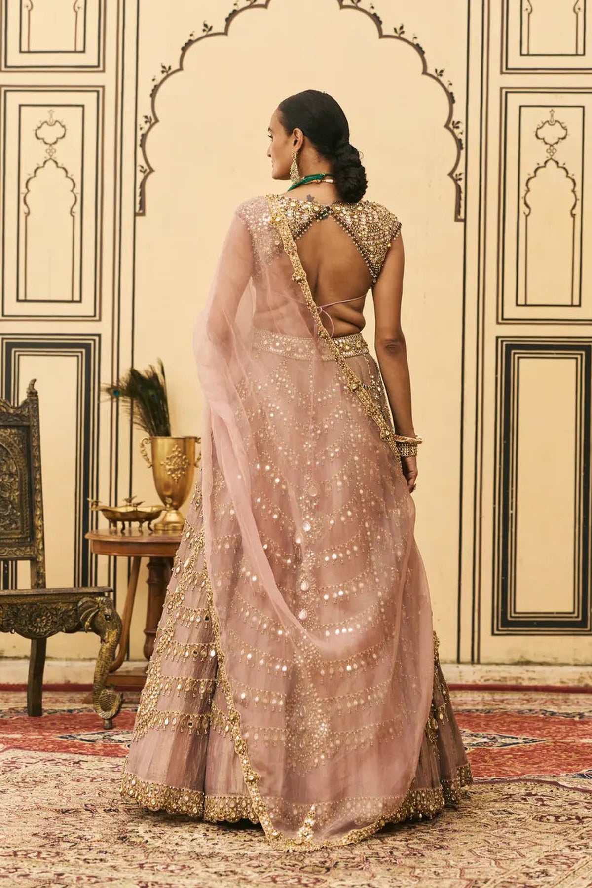 Raani Haar Tissue Lehenga Set