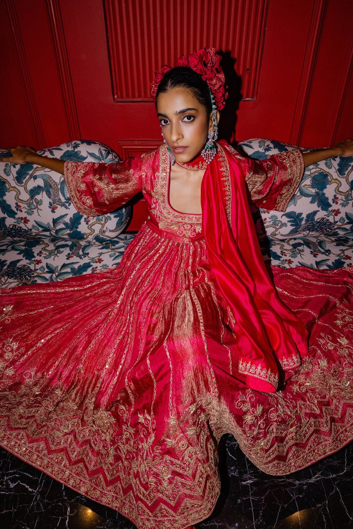 Rani Sa Anarkali set