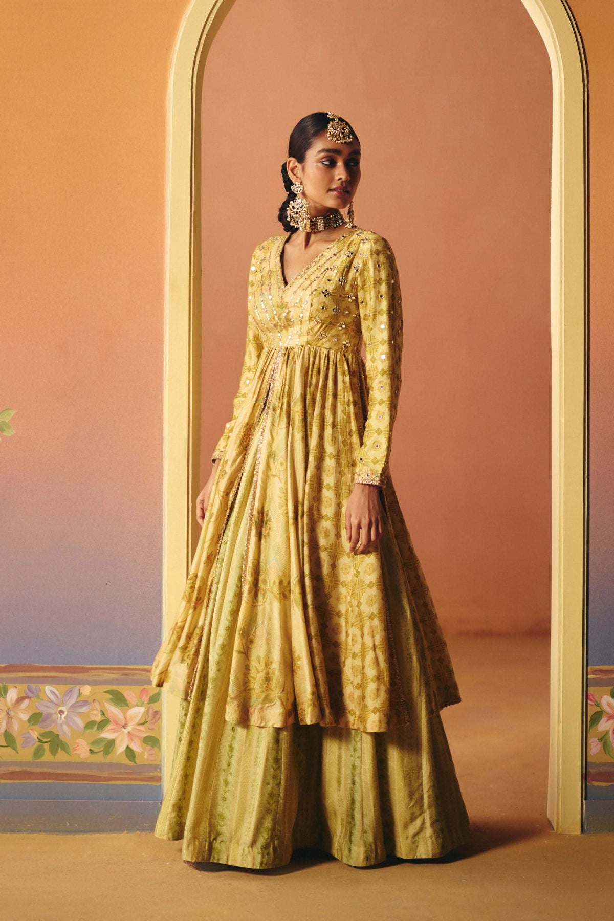 Reet lehenga set