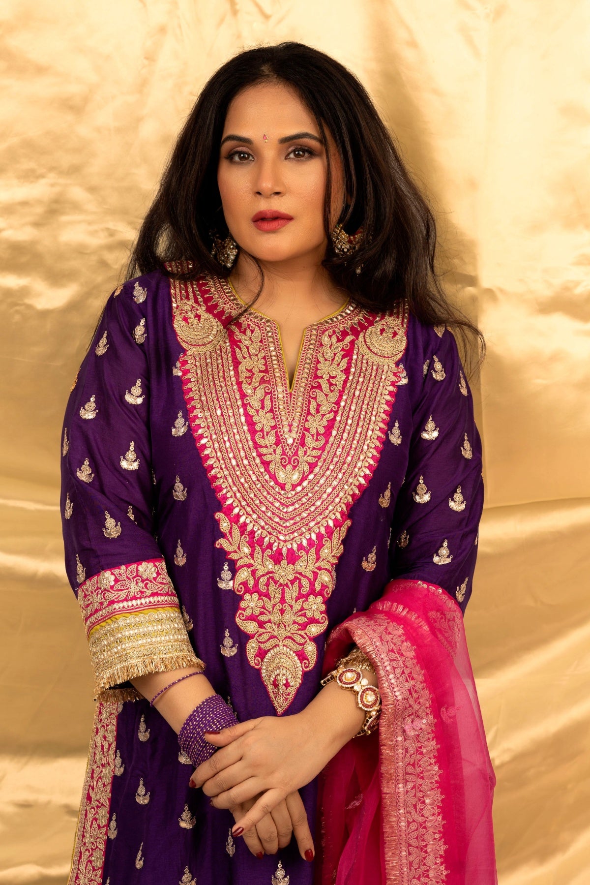 Richa Chadha in Fitoor Sharara Set