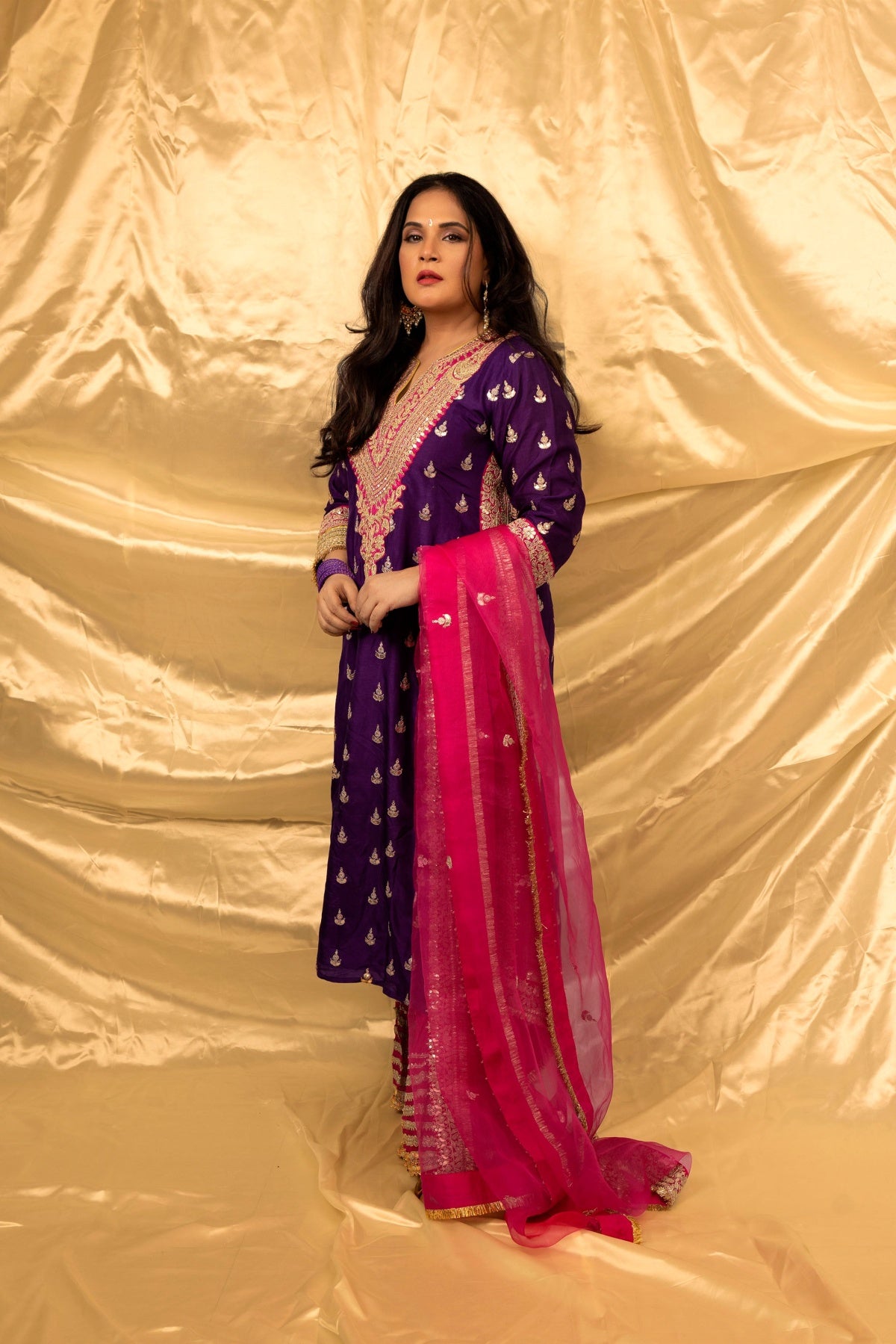 Richa Chadha in Fitoor Sharara Set