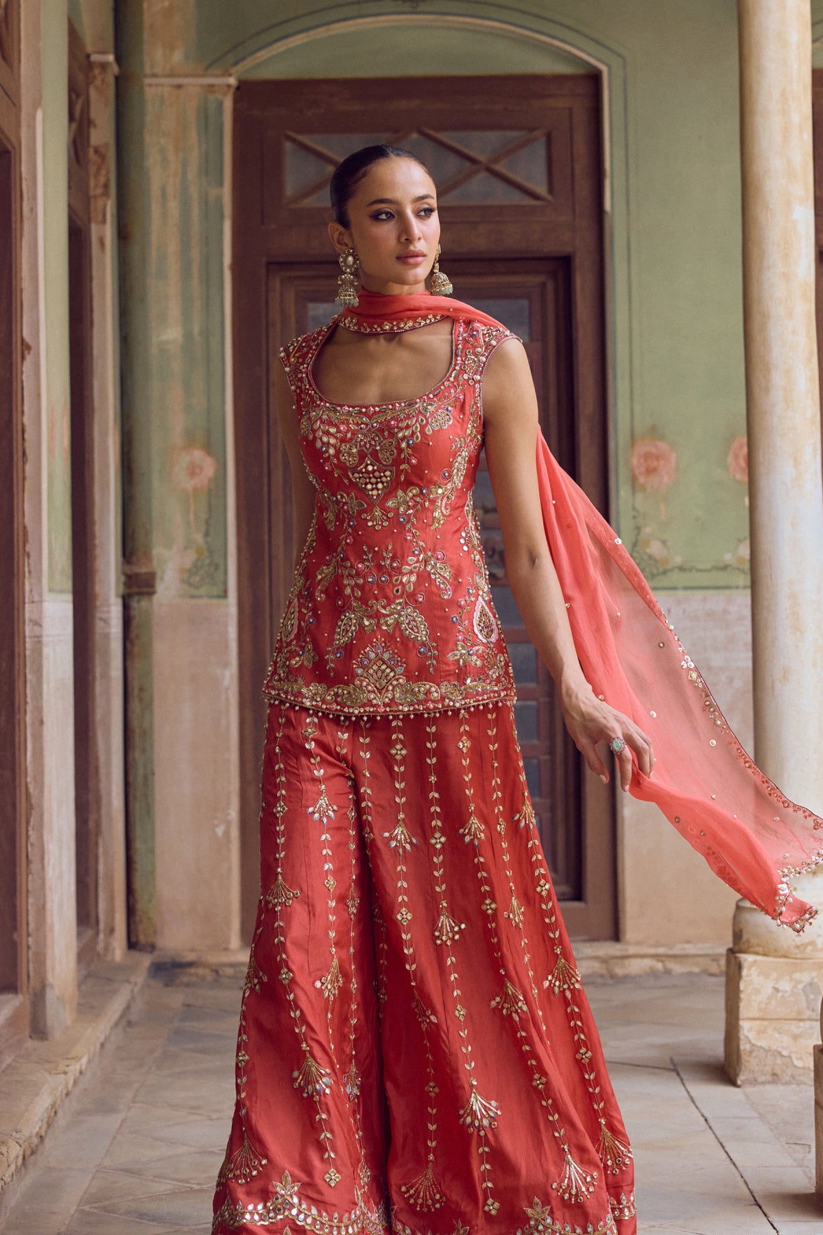 Roohani Sharara Set