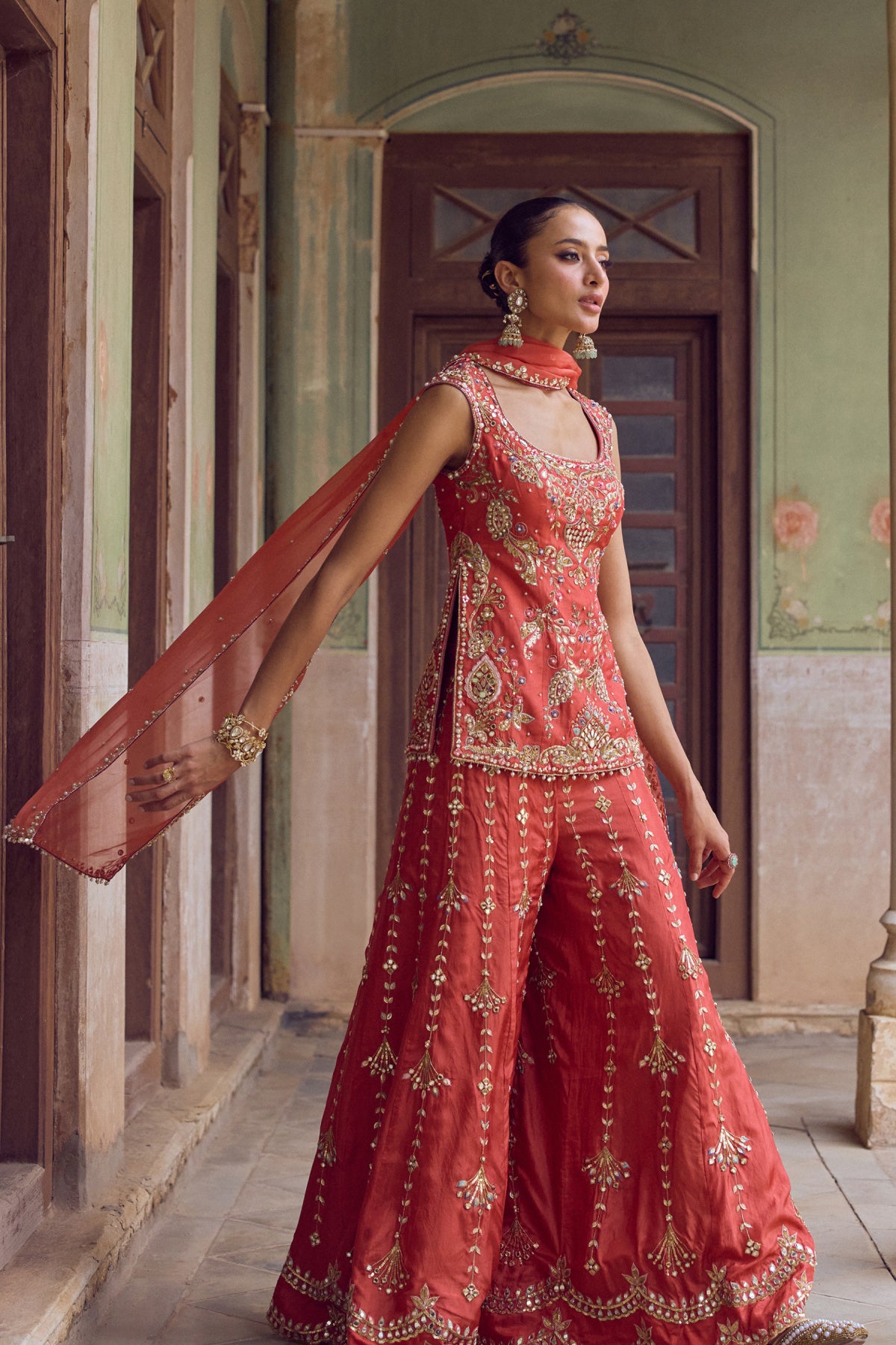 Roohani Sharara Set