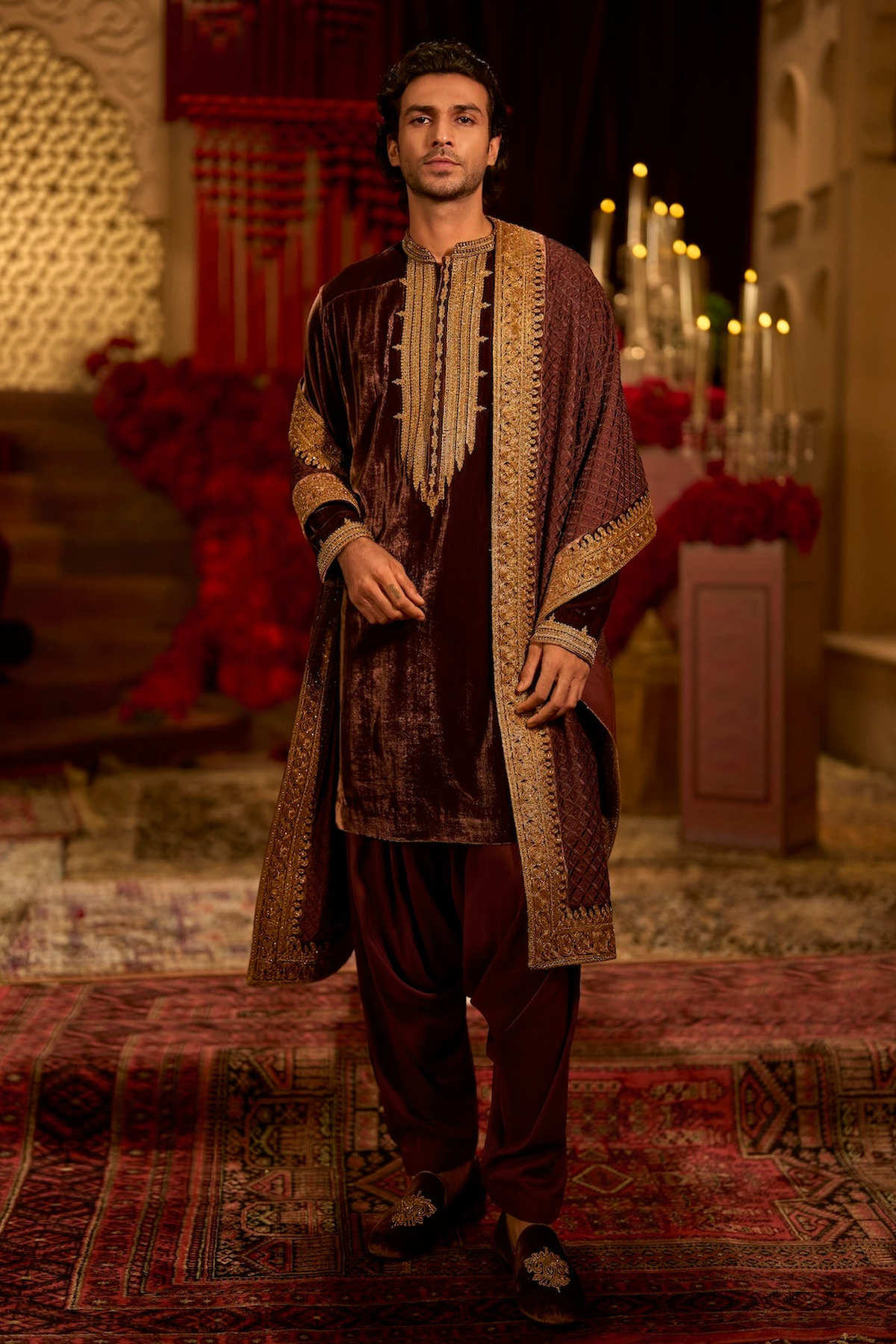 Rose Brown Kurta Set