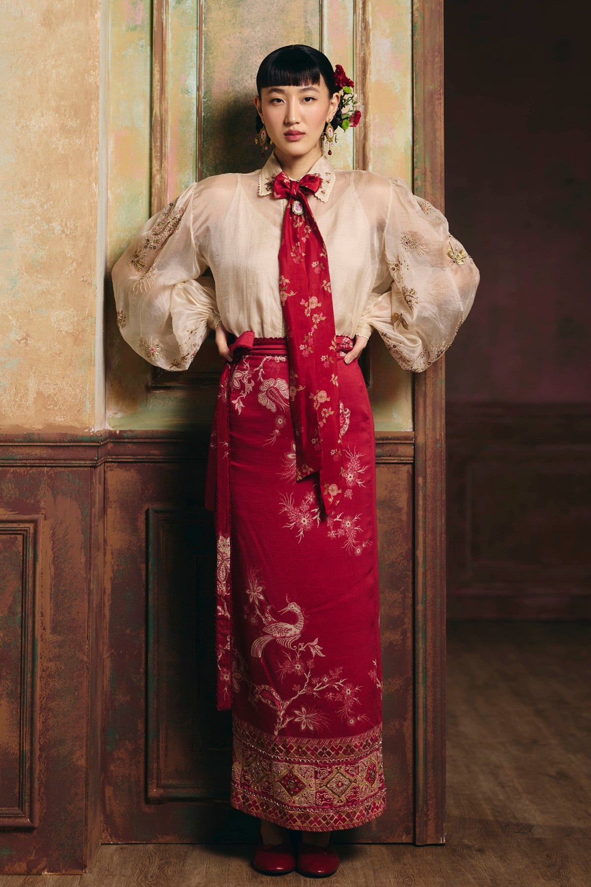 Roselle skirt set