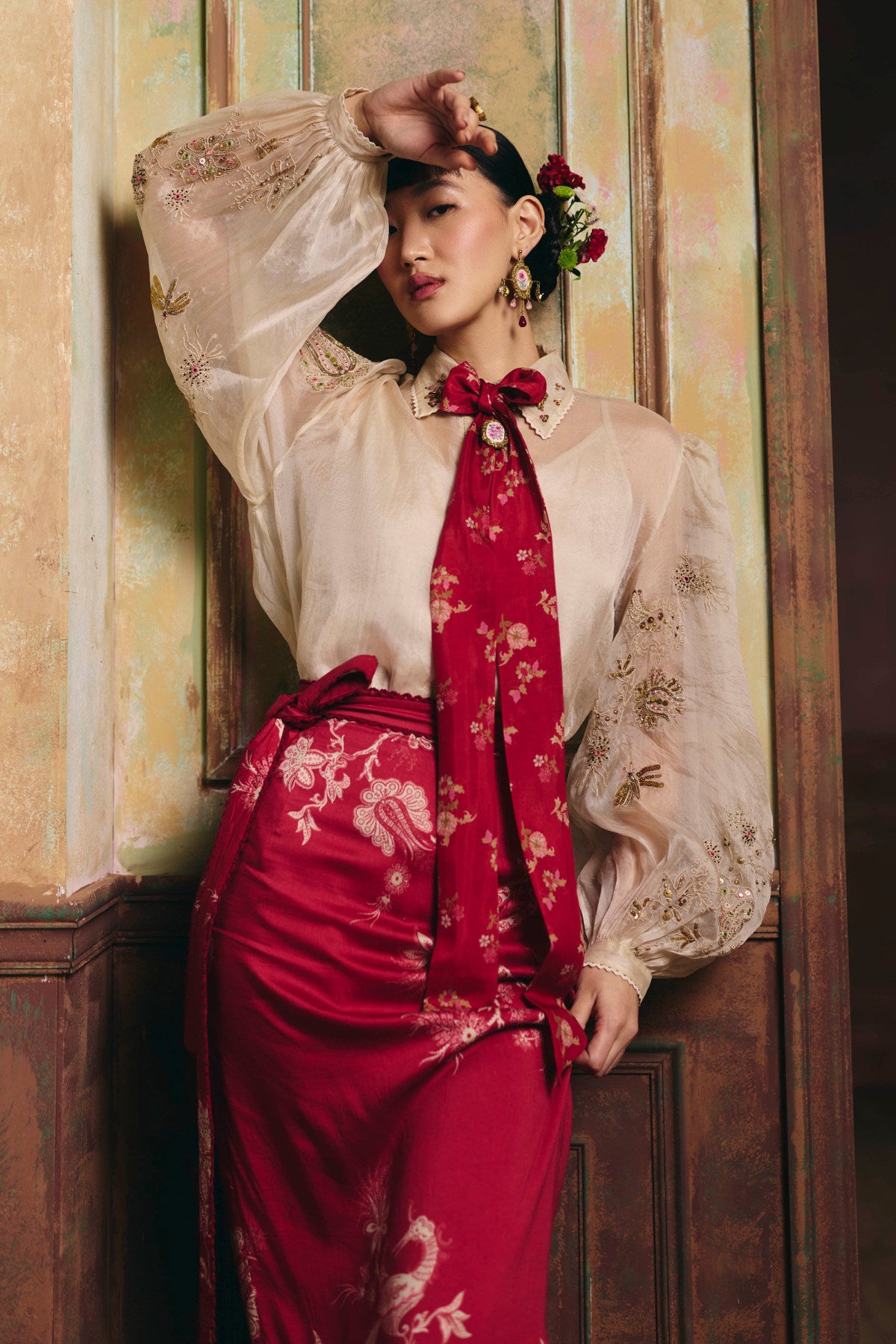 Roselle skirt set