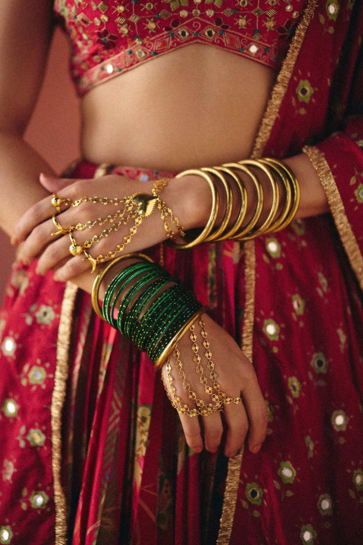 Ruhi lehenga set