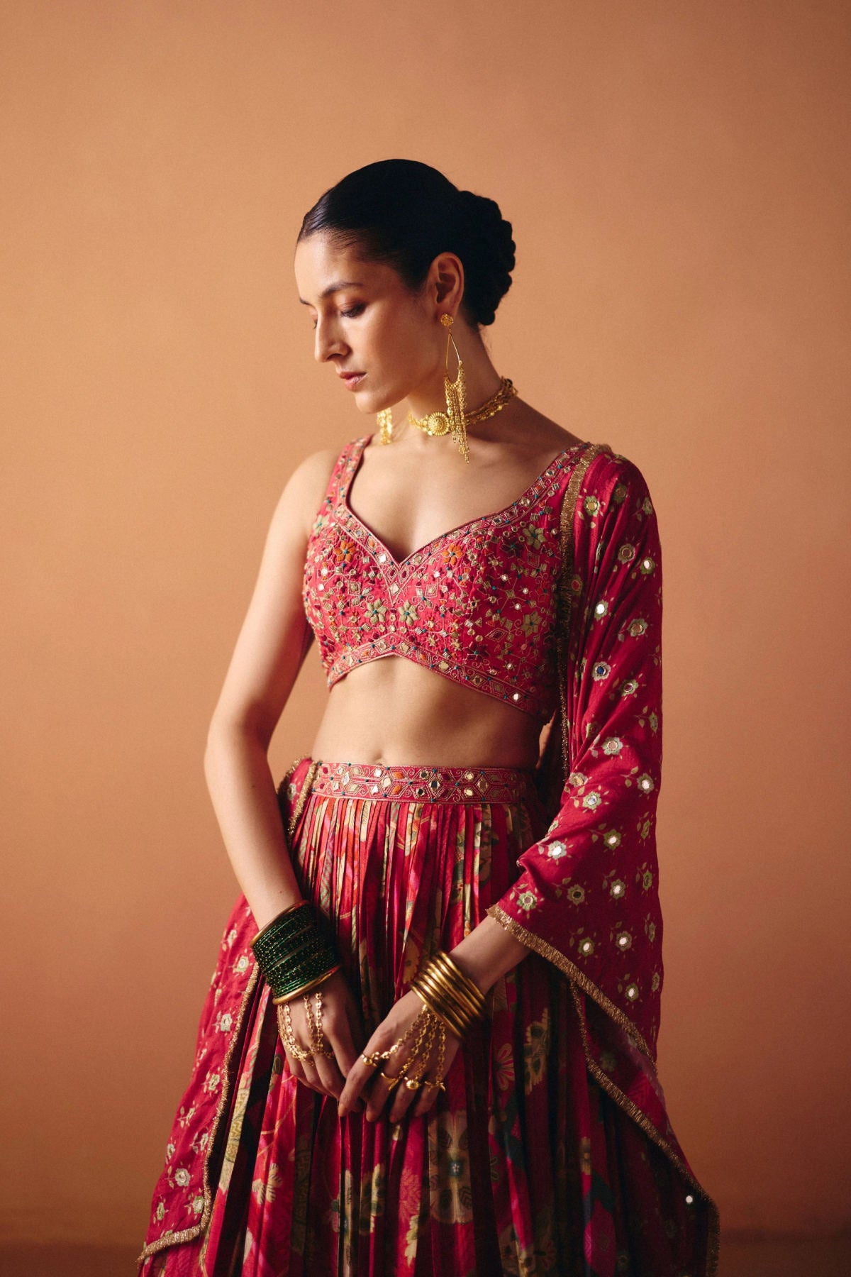 Ruhi lehenga set
