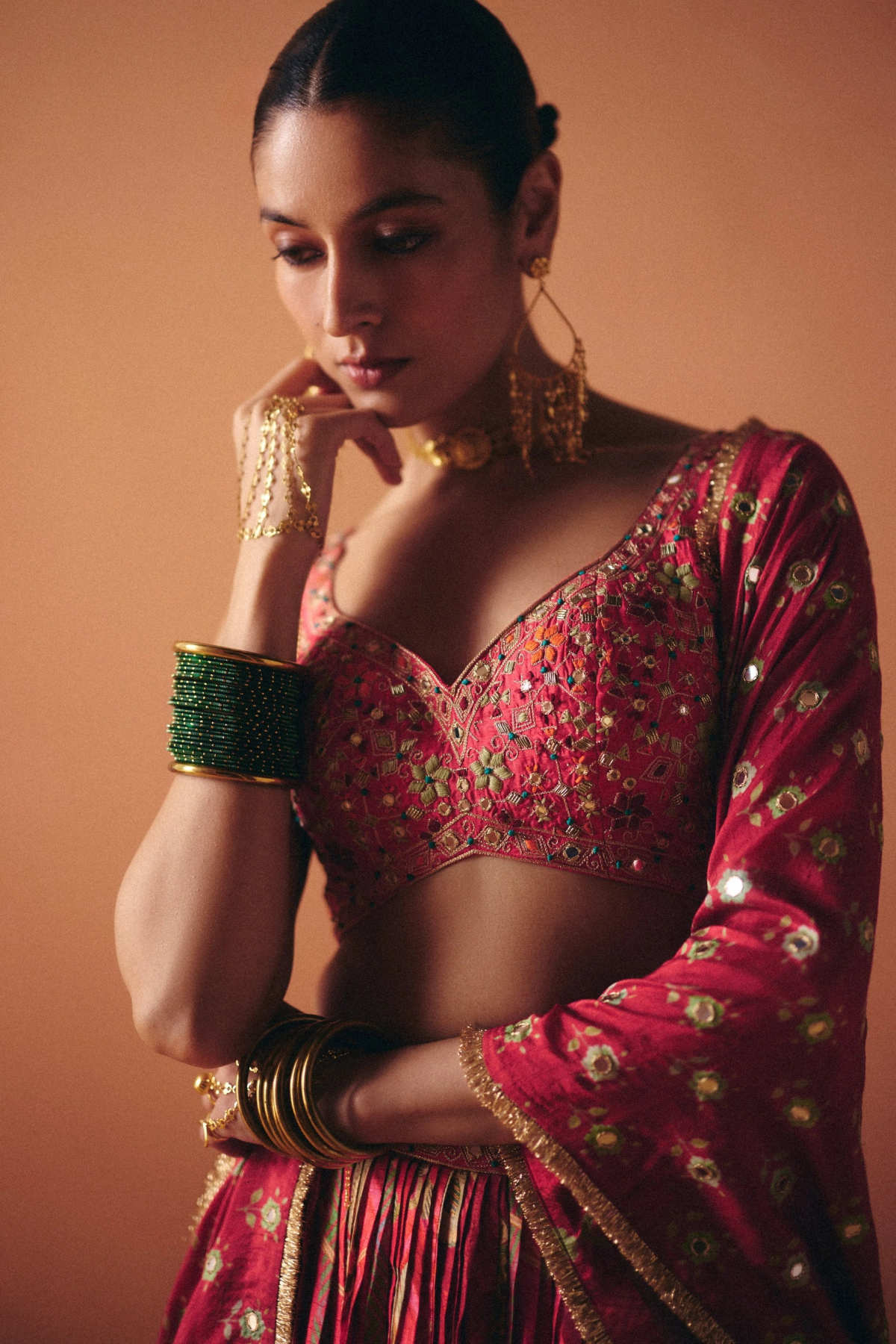 Ruhi lehenga set