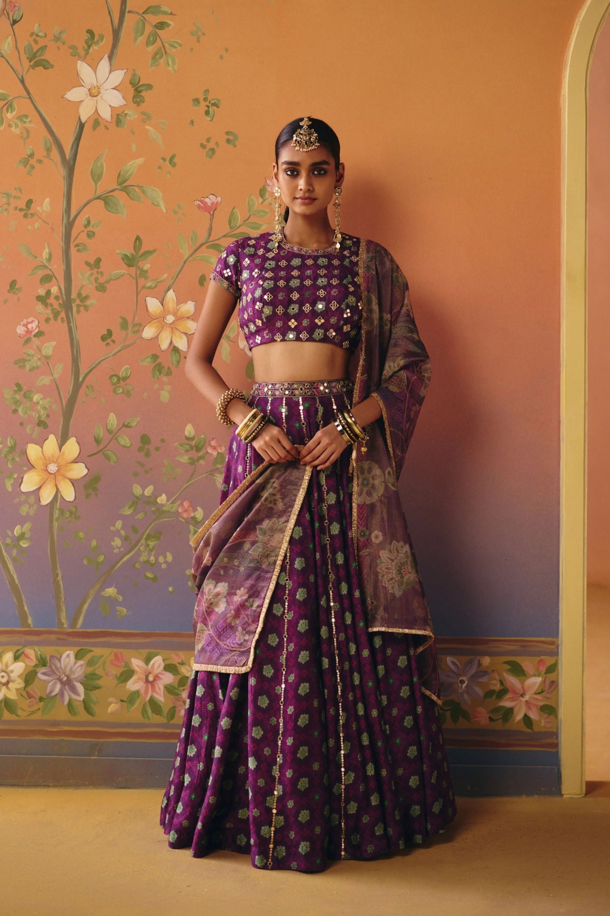 Saanjh lehenga set