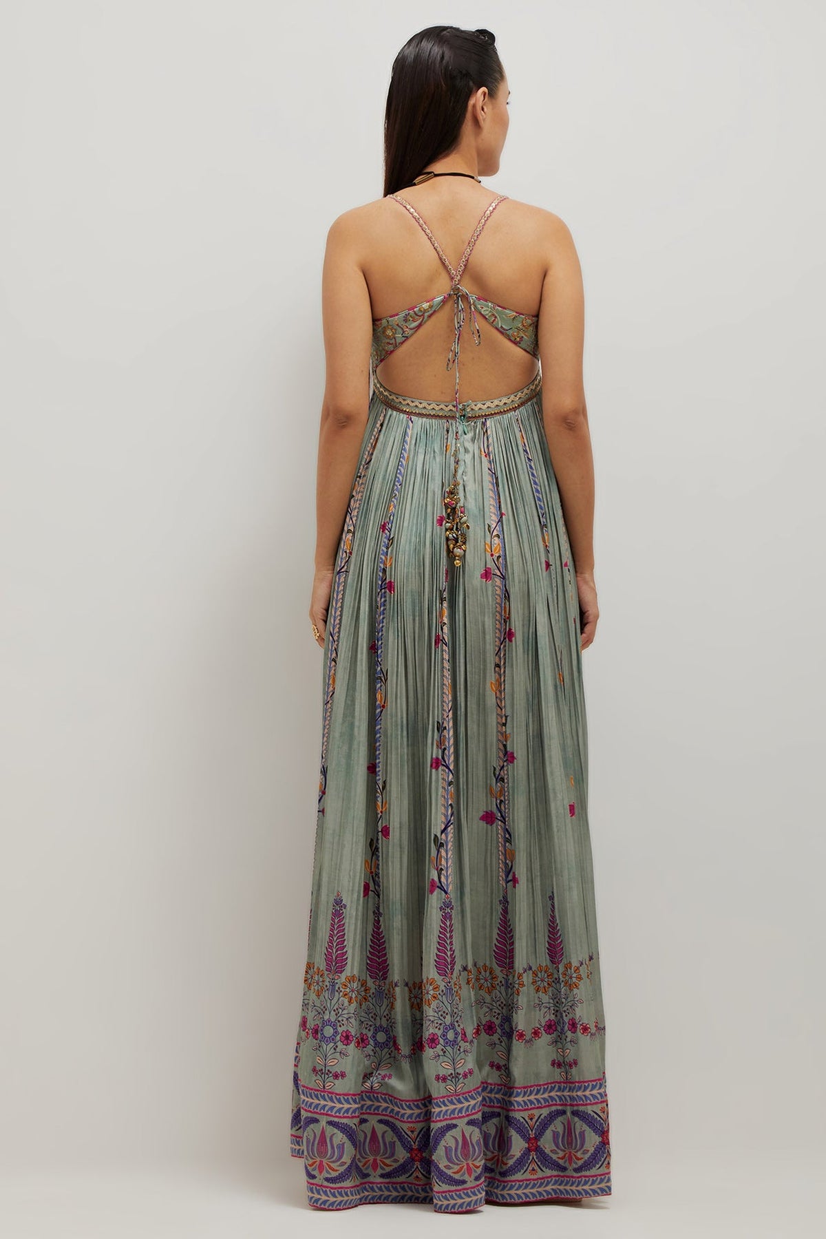 Sage Bralette Maxi Dress