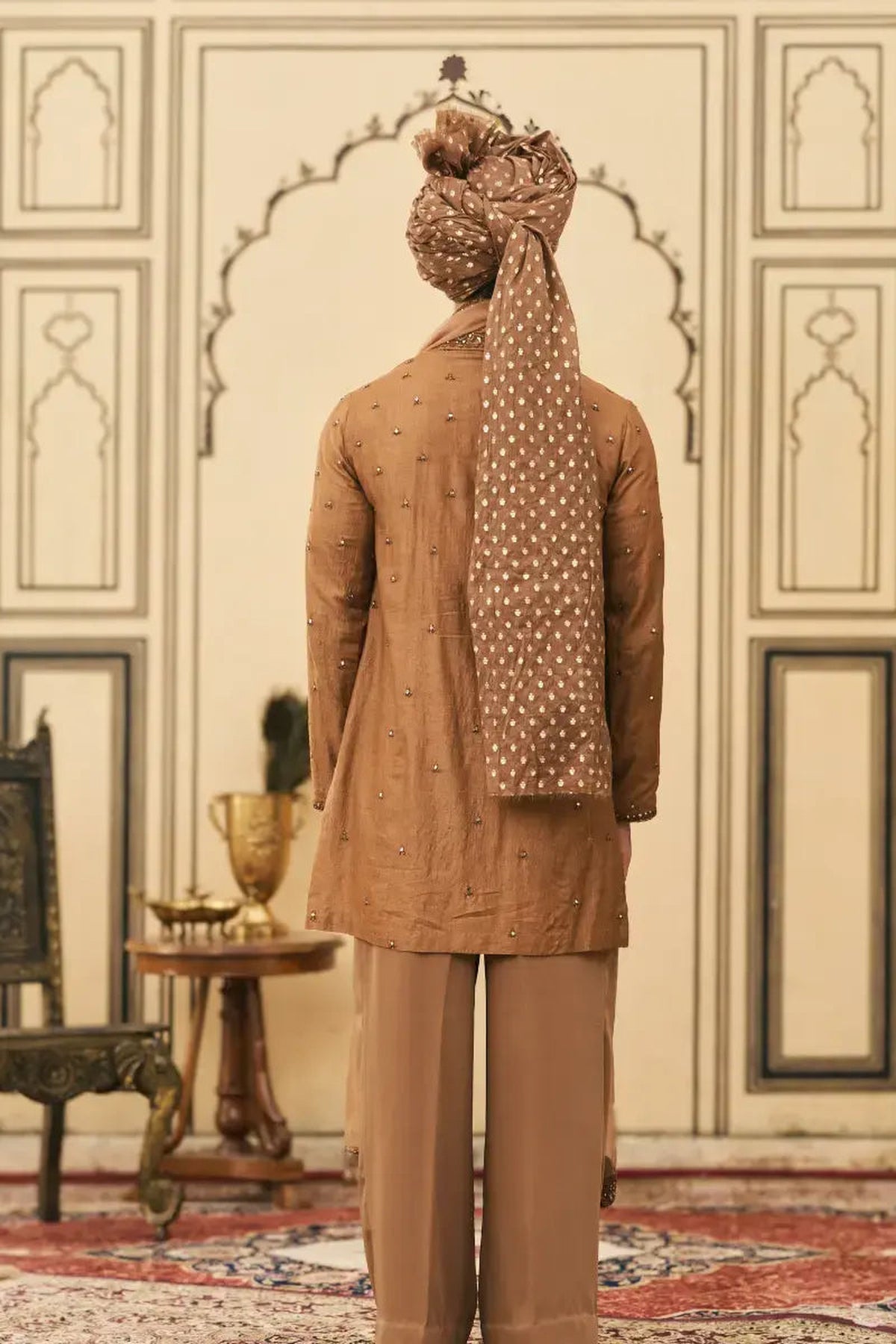 Sarson-Kaphila Tussar Silk Kurta Set