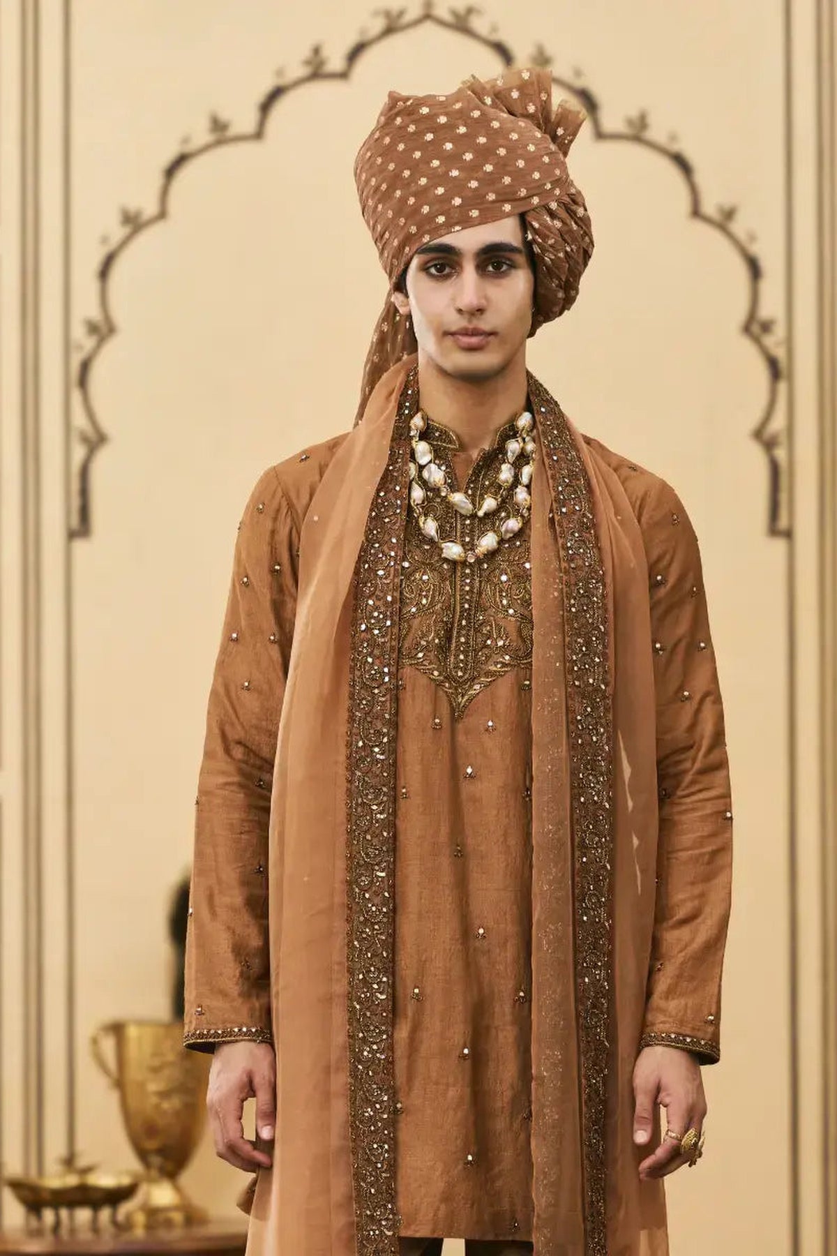 Sarson-Kaphila Tussar Silk Kurta Set