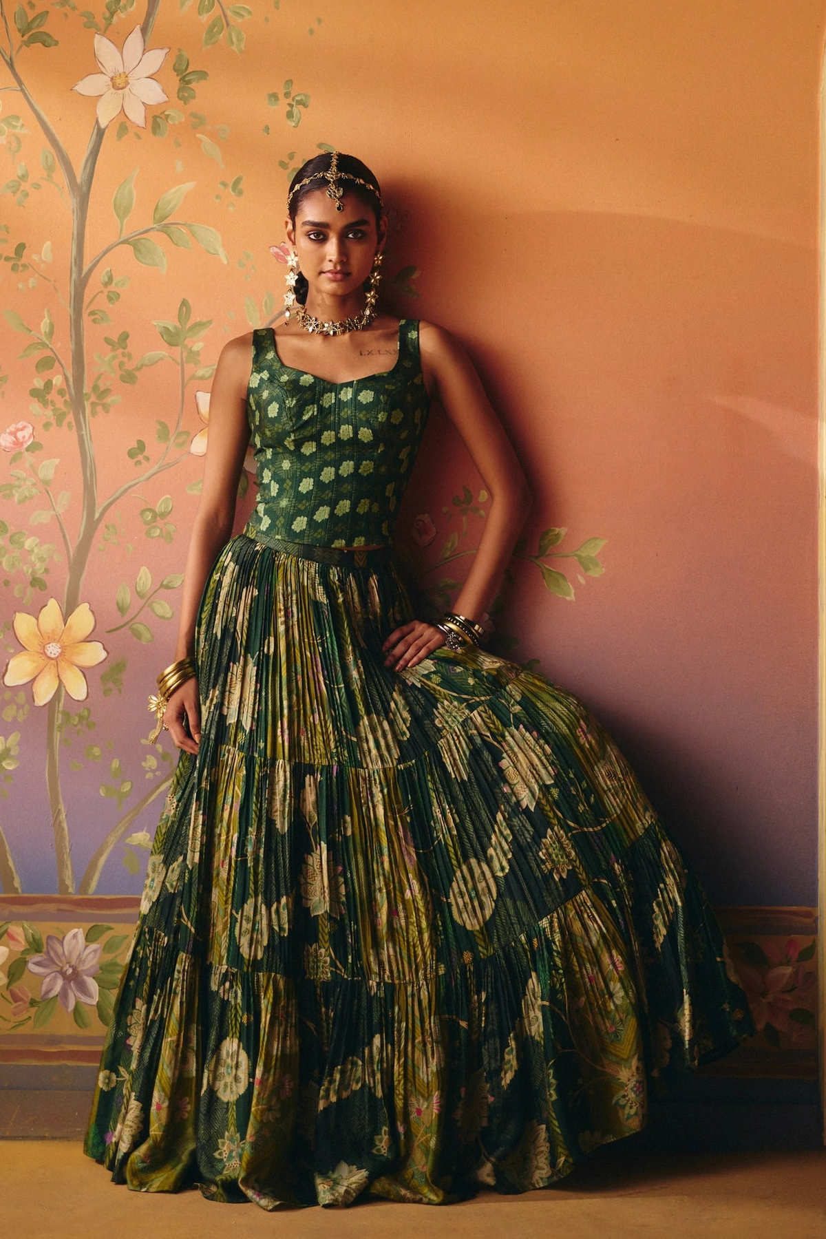 Seher corset lehenga