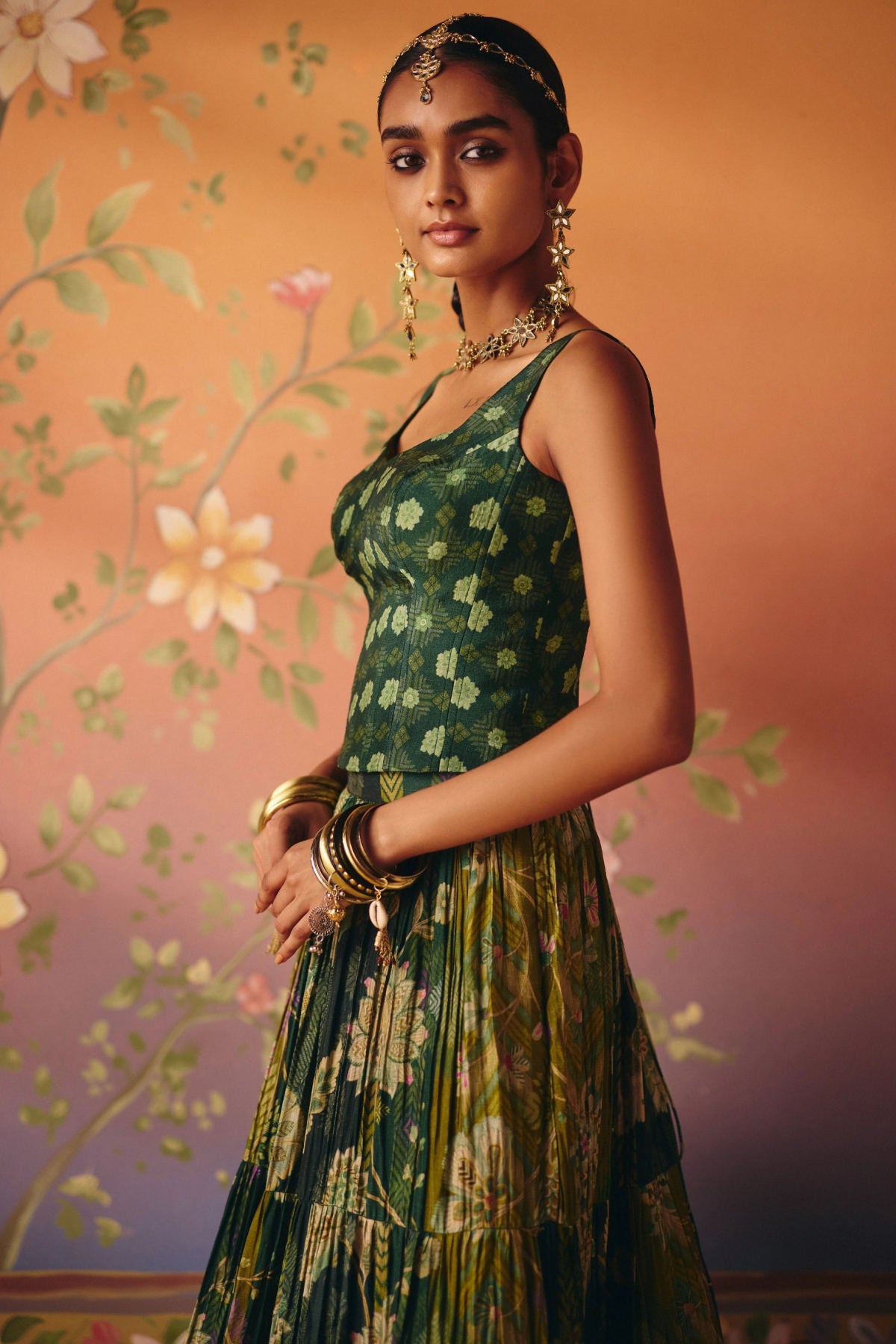 Seher corset lehenga
