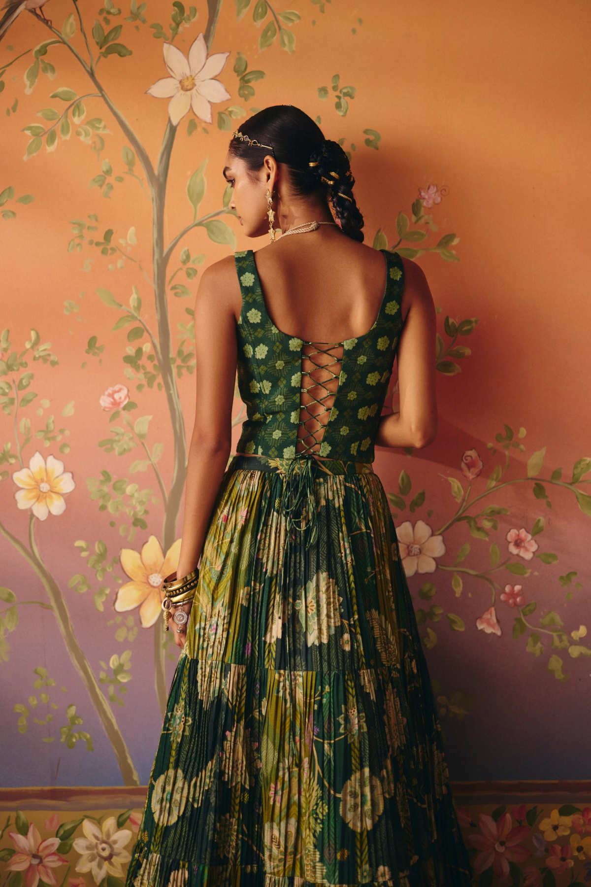 Seher corset lehenga