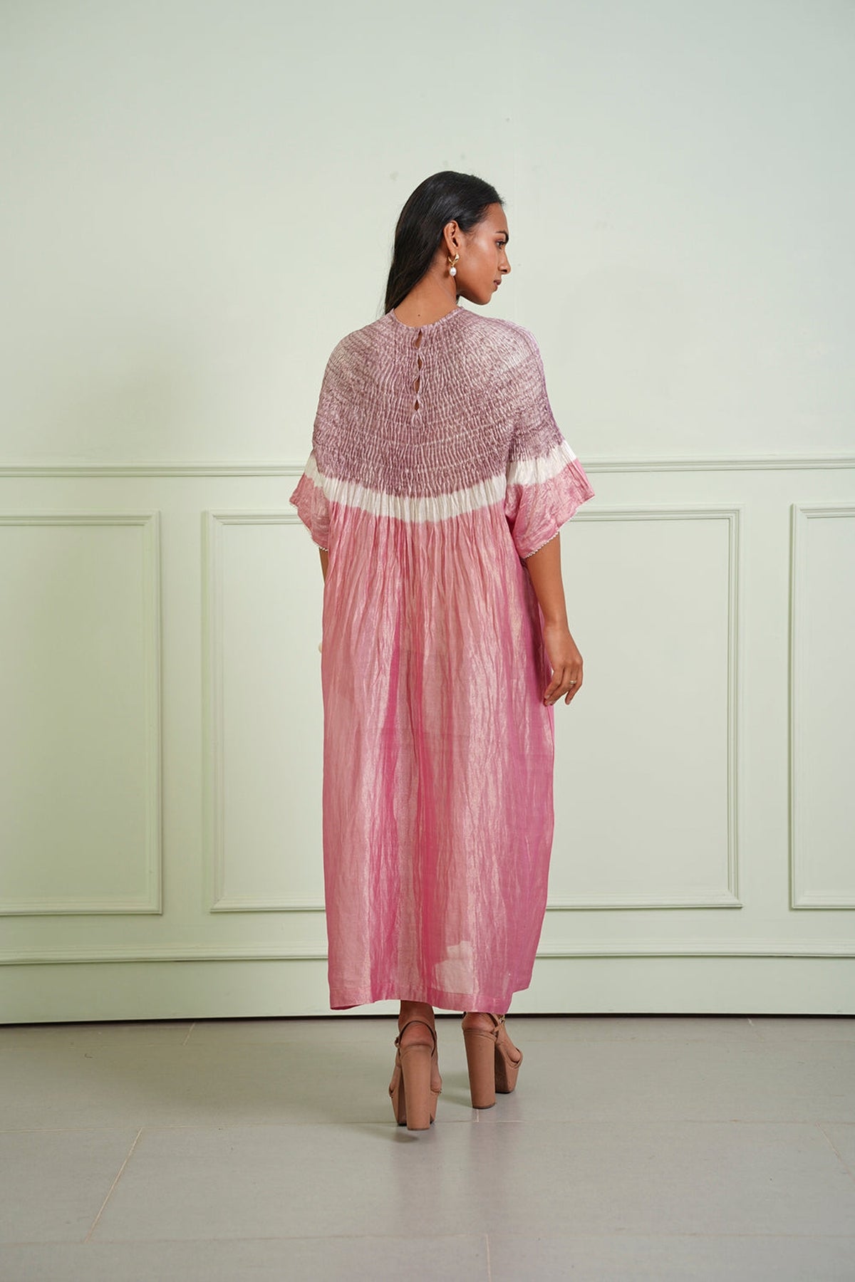 Shibori Tissue Kurta