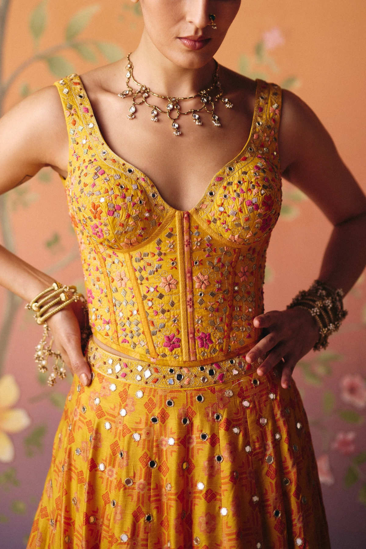 Soni lehenga set