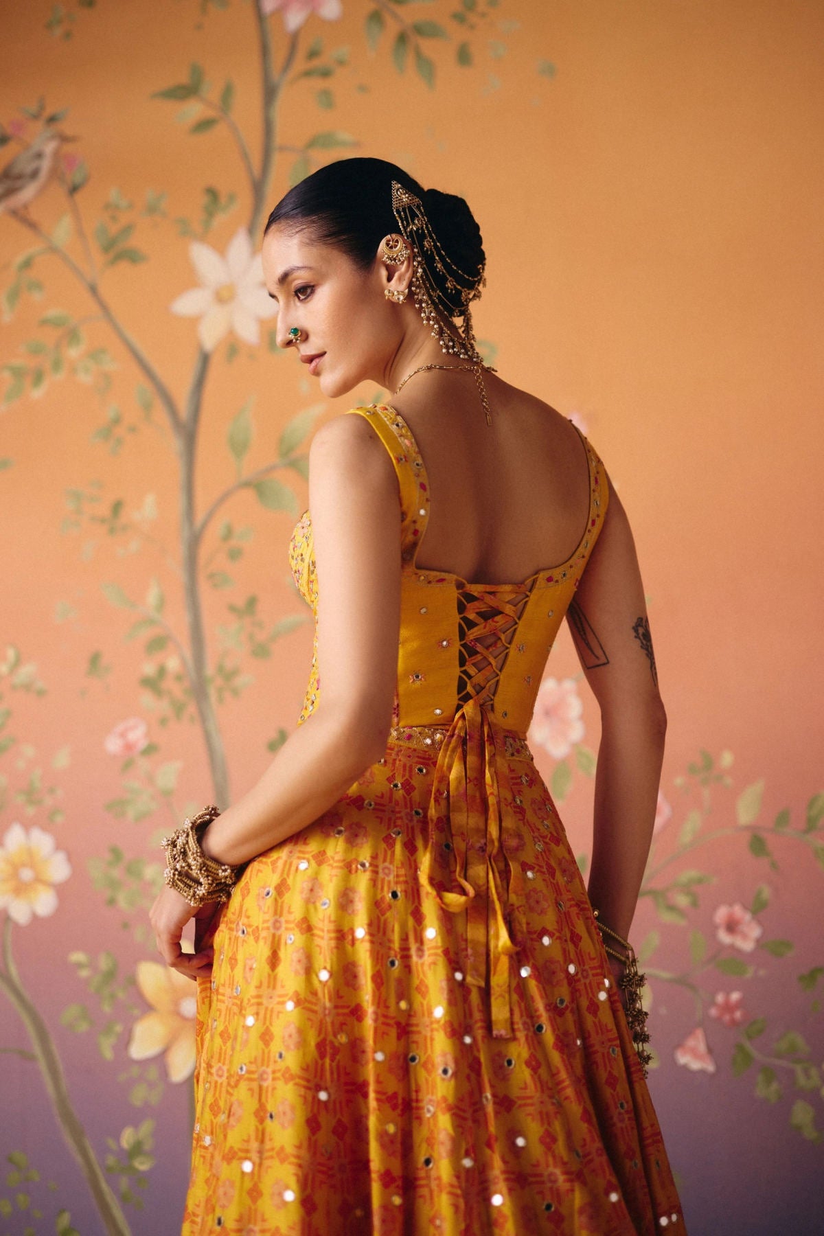 Soni lehenga set