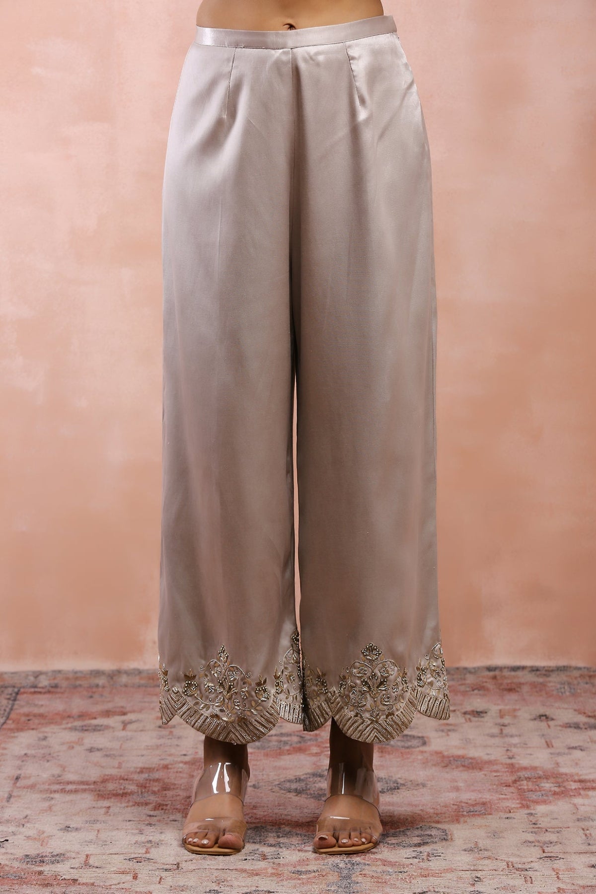 GREY BAGH EMBRIODERED KURTA WITH PANT AND DUPATTA