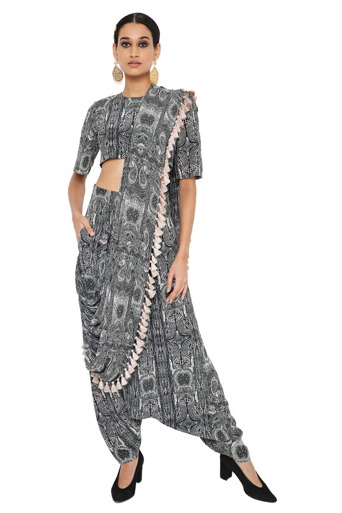 Gulnaz Dhoti Drape Set