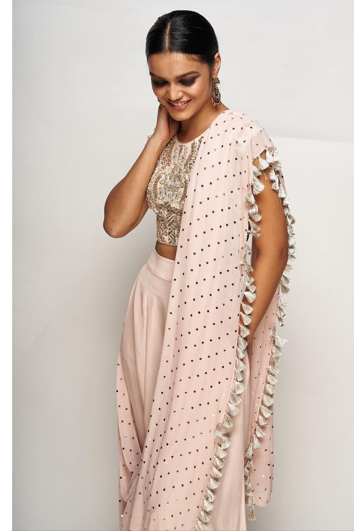 SUROOR Dhoti Drape Set