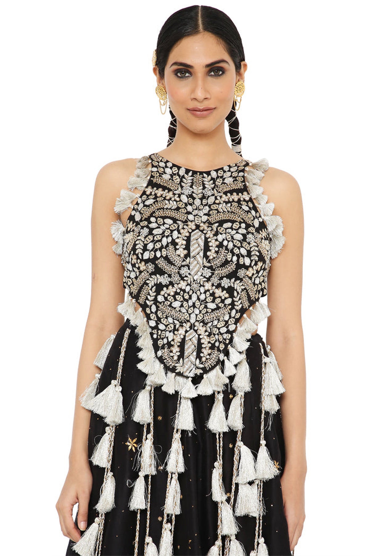 The Alma Black LEHENGA