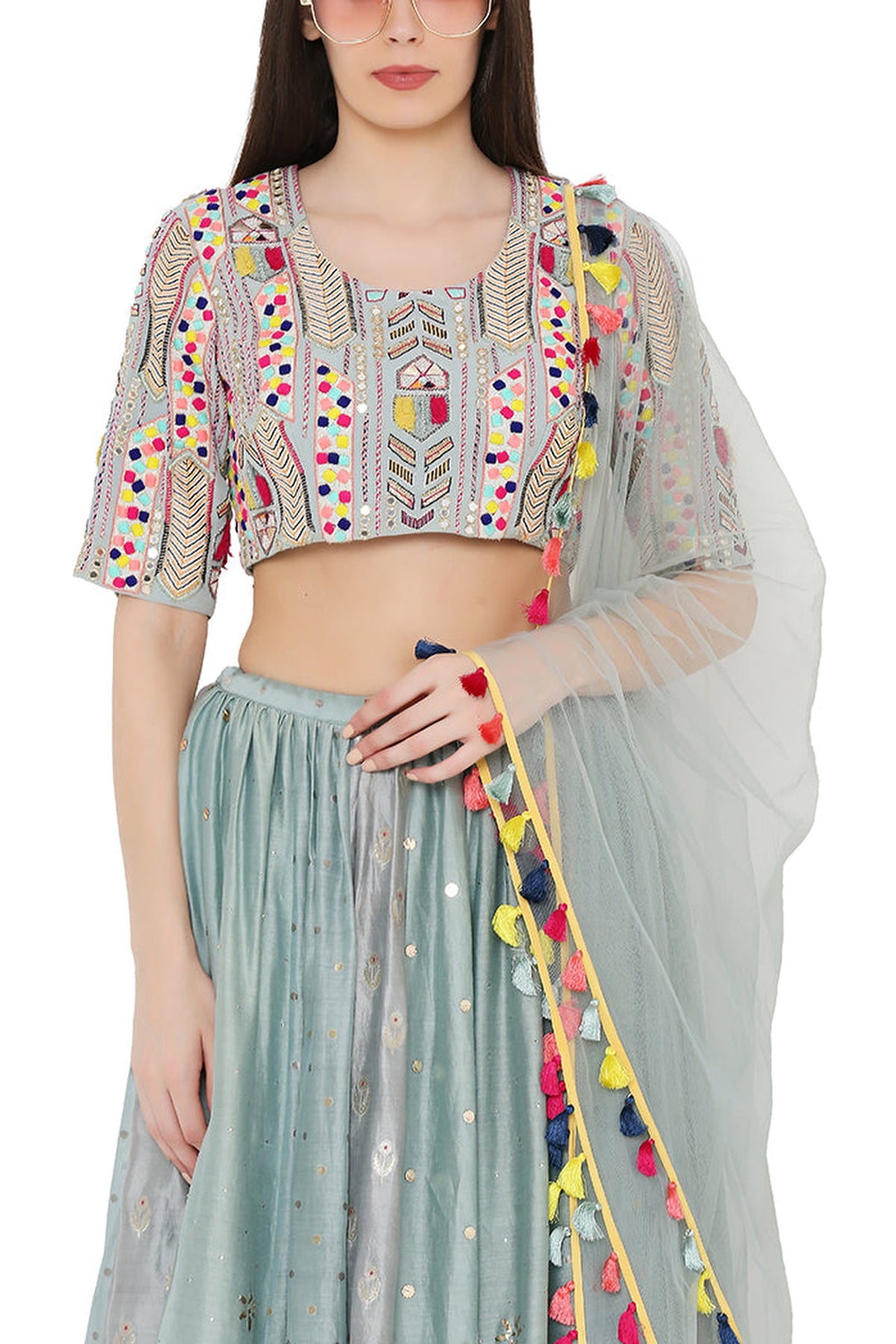 Light Blue LEHENGA SET PS-LH0020-C