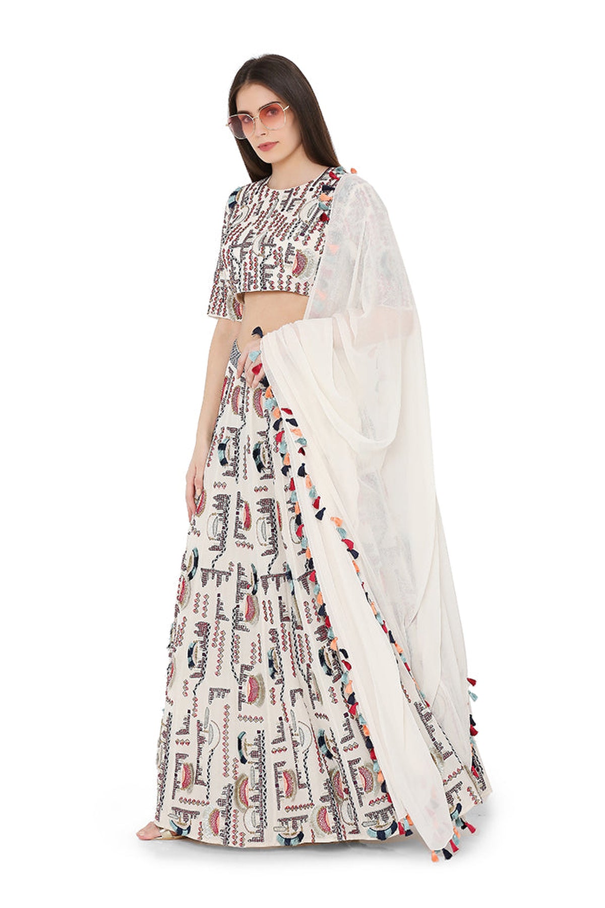 SLEEVED MIRYAM WITH DUPATTA