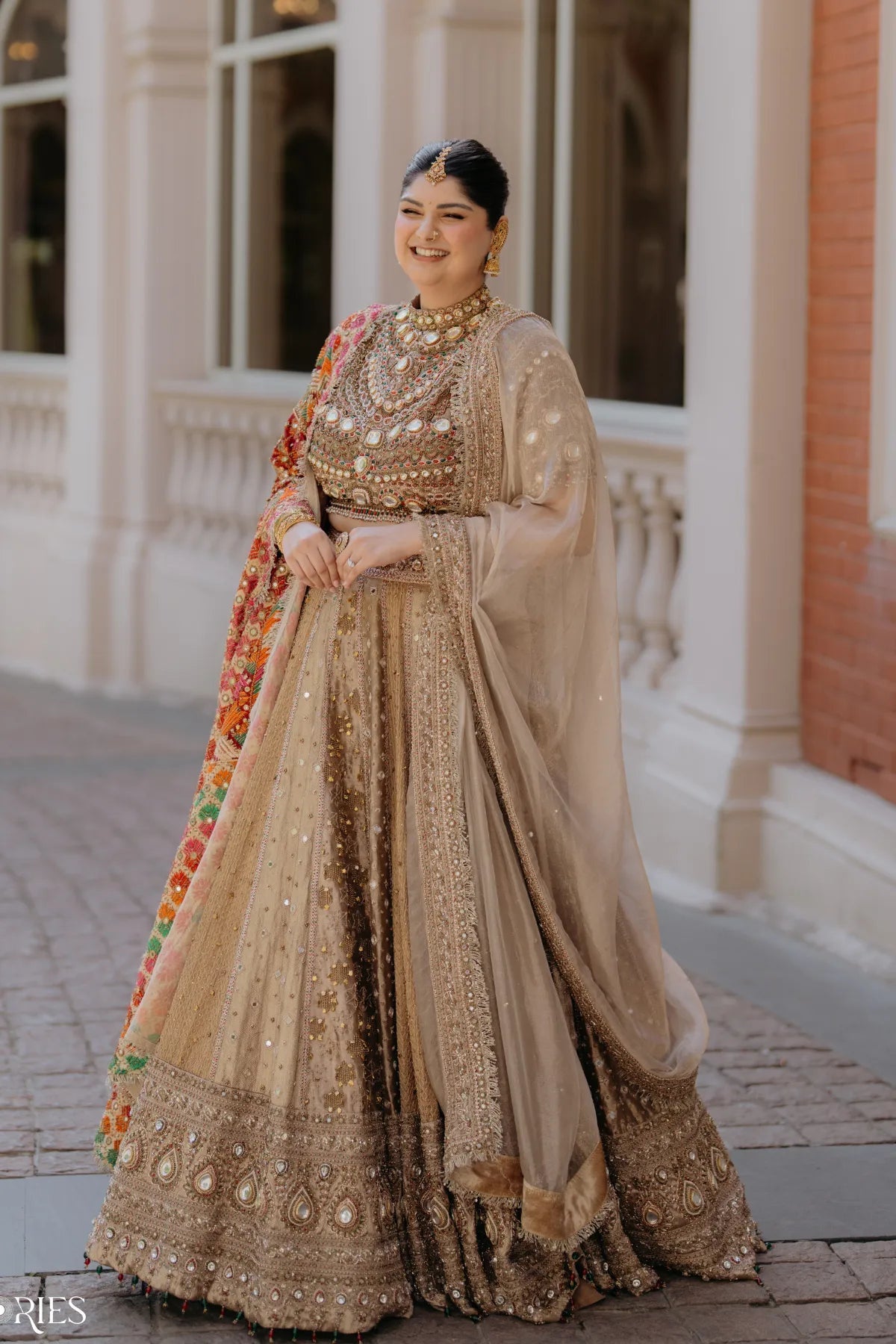 Anshula in Swarnali Bridal Lehenga Set
