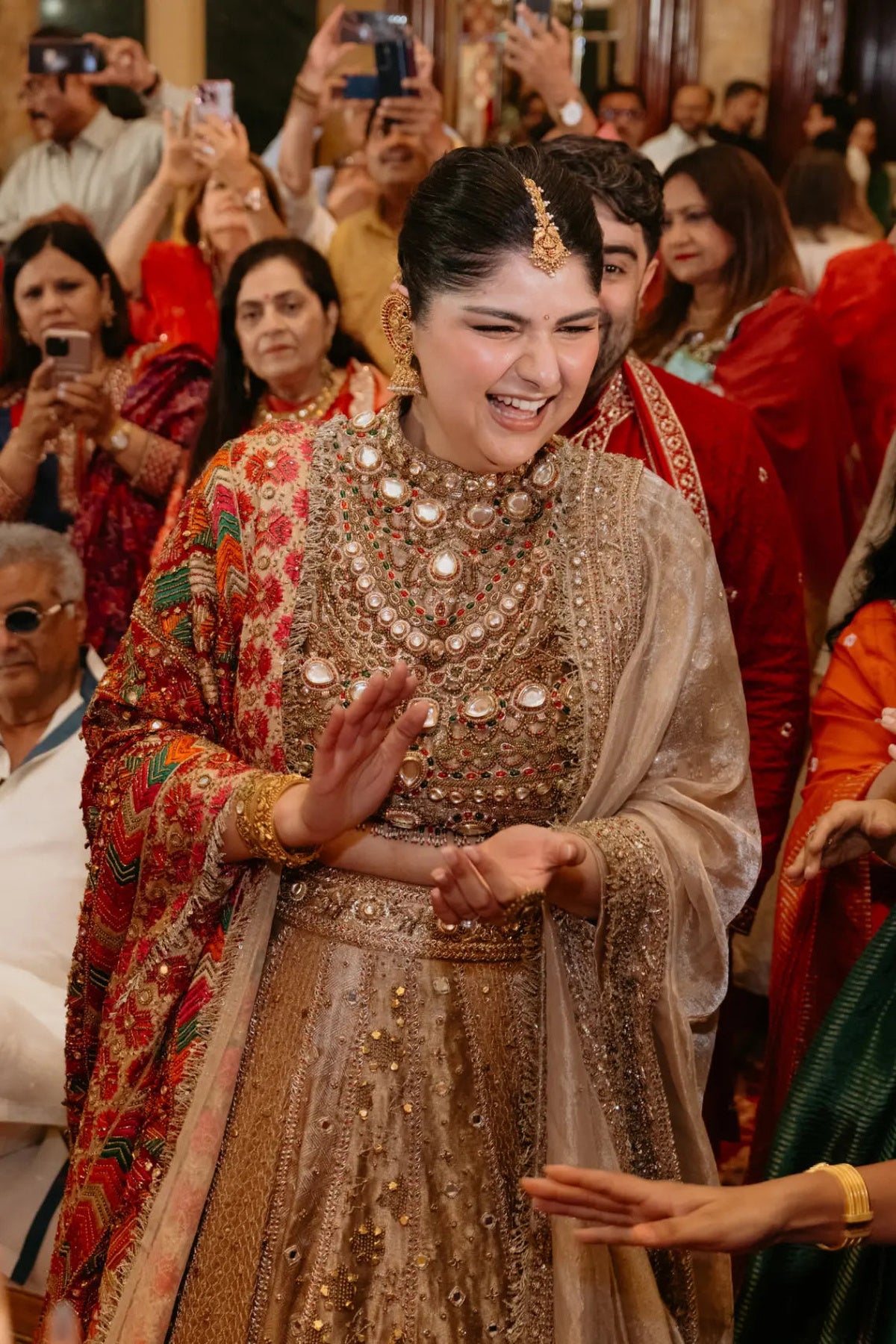 Anshula in Swarnali Bridal Lehenga Set